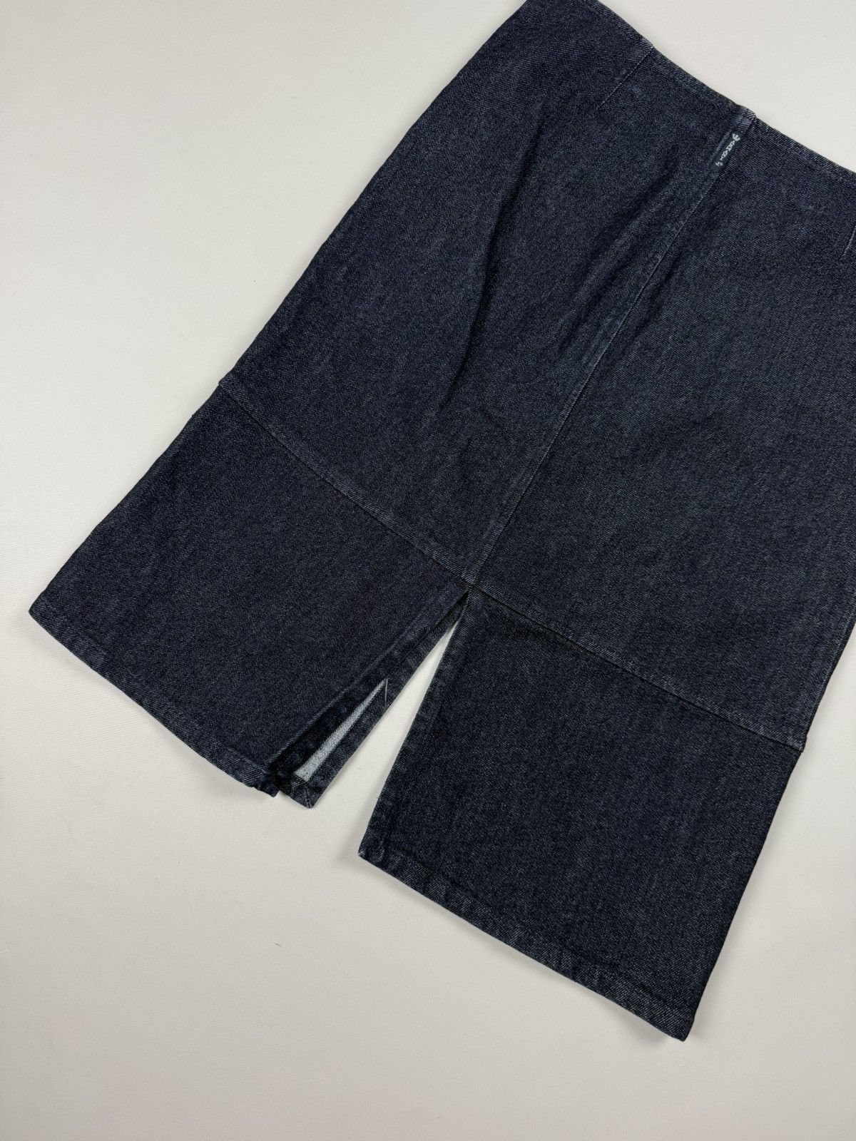 Armani Armani Jeans Vintage 90s Ladies Denim Midi Y2K Skirt Size 32" / US 10 / IT 46 - 5 Thumbnail