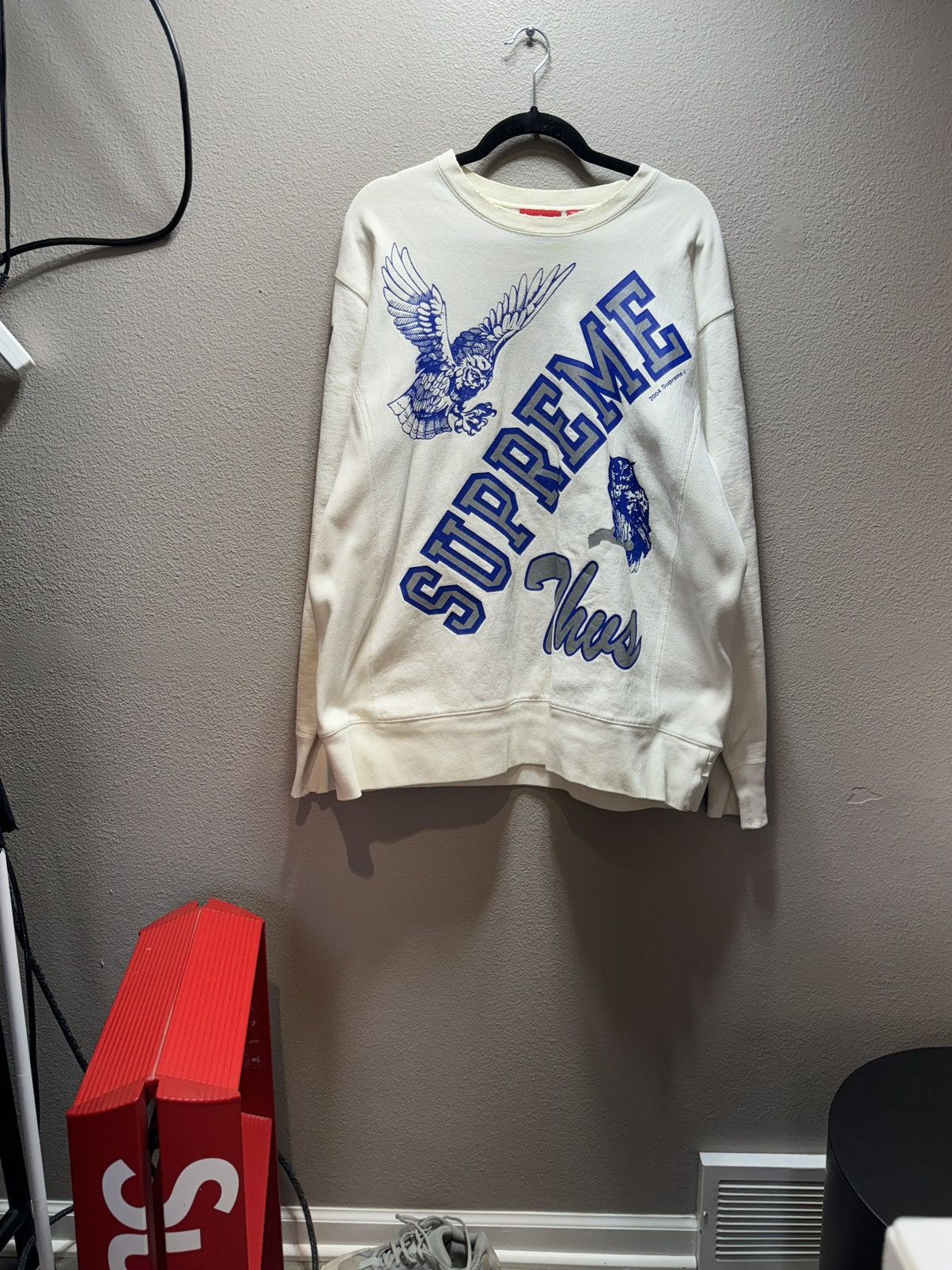 Supreme Rare Vintage 2004 Supreme “thieves” Crewneck Size US XL / EU 56 / 4 - 1 Thumbnail