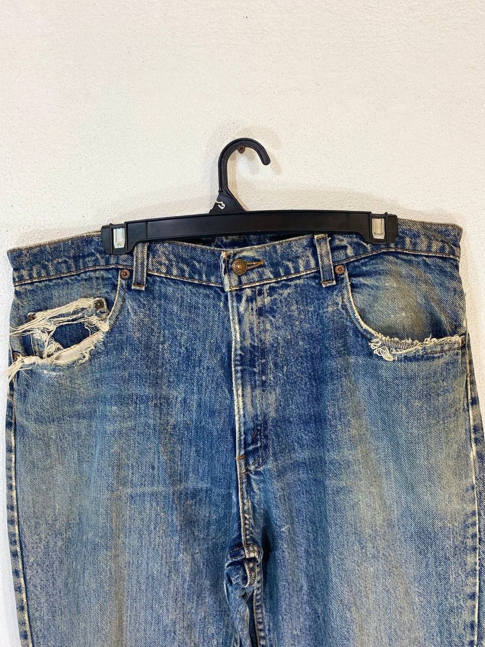 Levi's vintage levis 506 acid wash style distressed denim Size US 38 / EU 54 - 5 Thumbnail