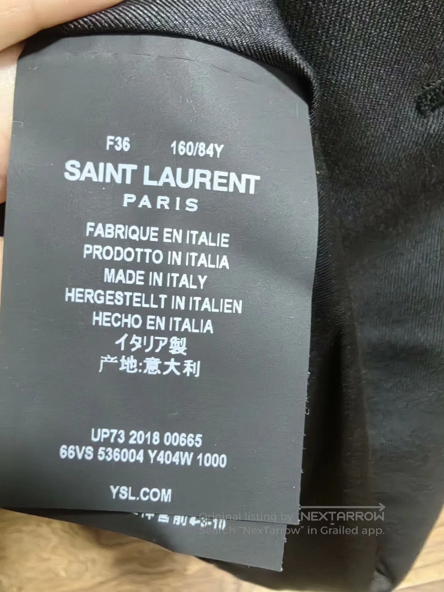 Saint Laurent Paris Saint Laurent Black Smoking Blazer. Size XS / US 0-2 / IT 36-38 - 5 Thumbnail