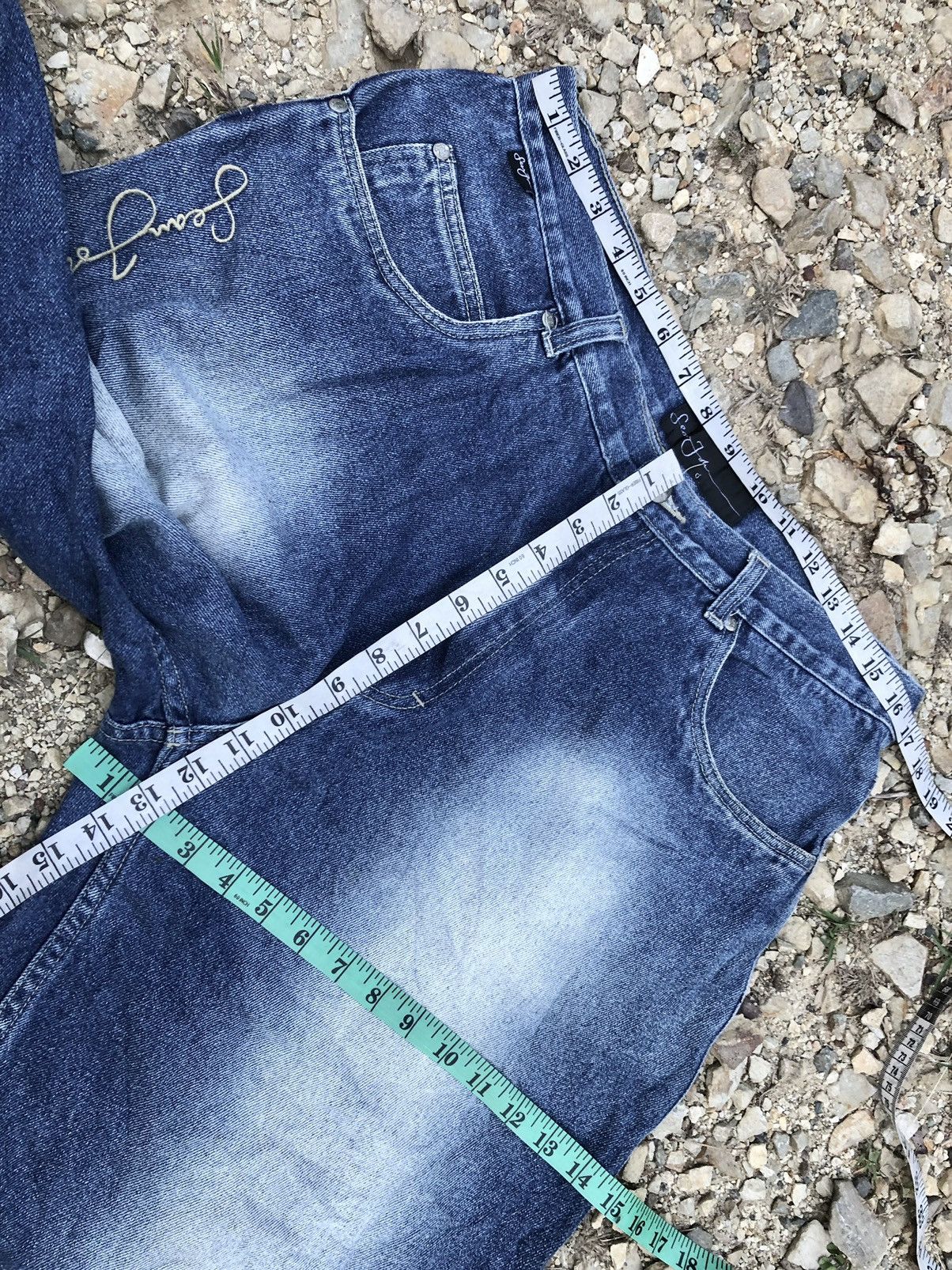 Sean John BAGGY WASHED BLUE DENIM BY SEAN JOHN Size US 34 / EU 50 - 11 Thumbnail