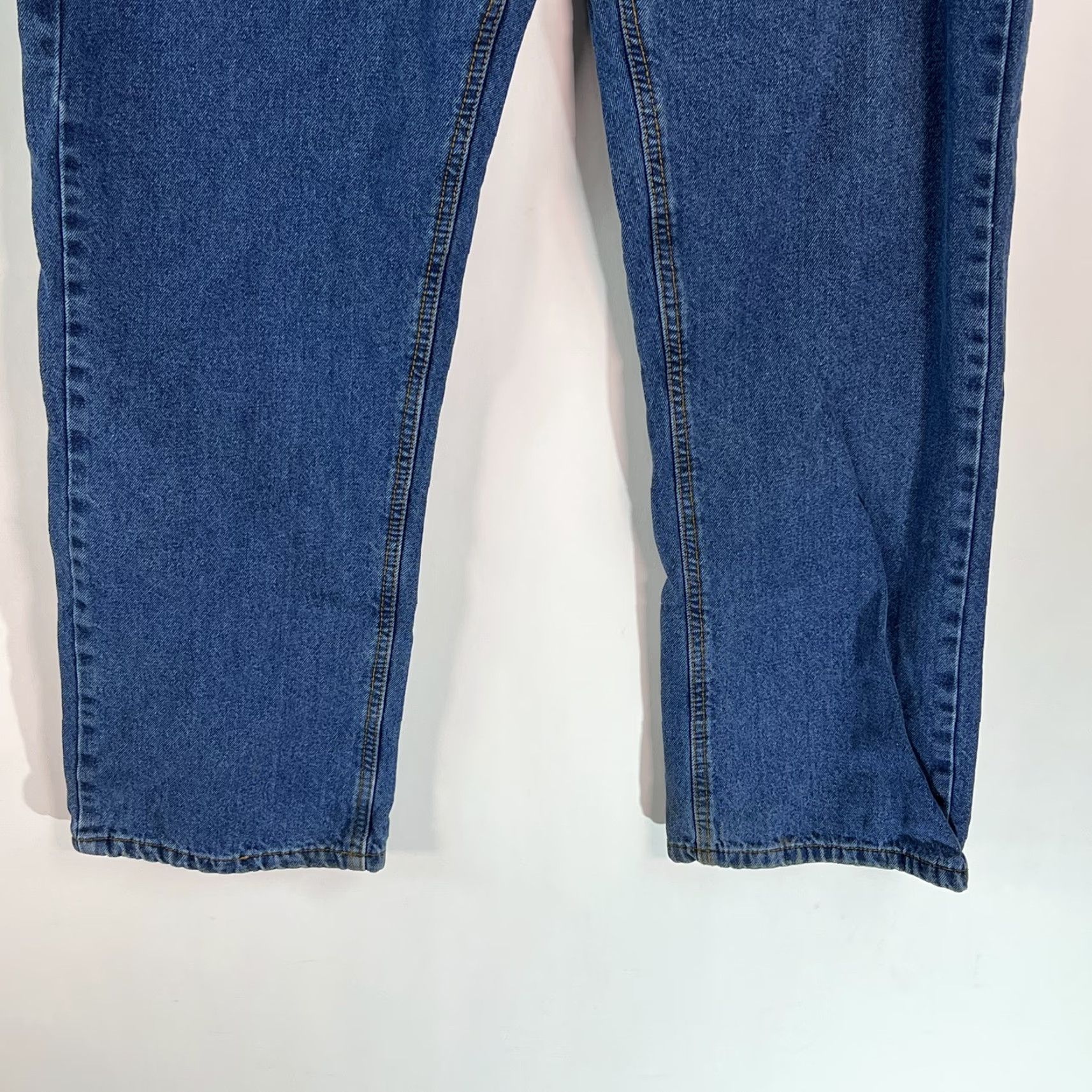 Vintage Field N' Forest Mens High Rise Lined Straight Leg Blue Denim Jeans Size 36X34 Size US 36 / EU 52 - 4 Thumbnail