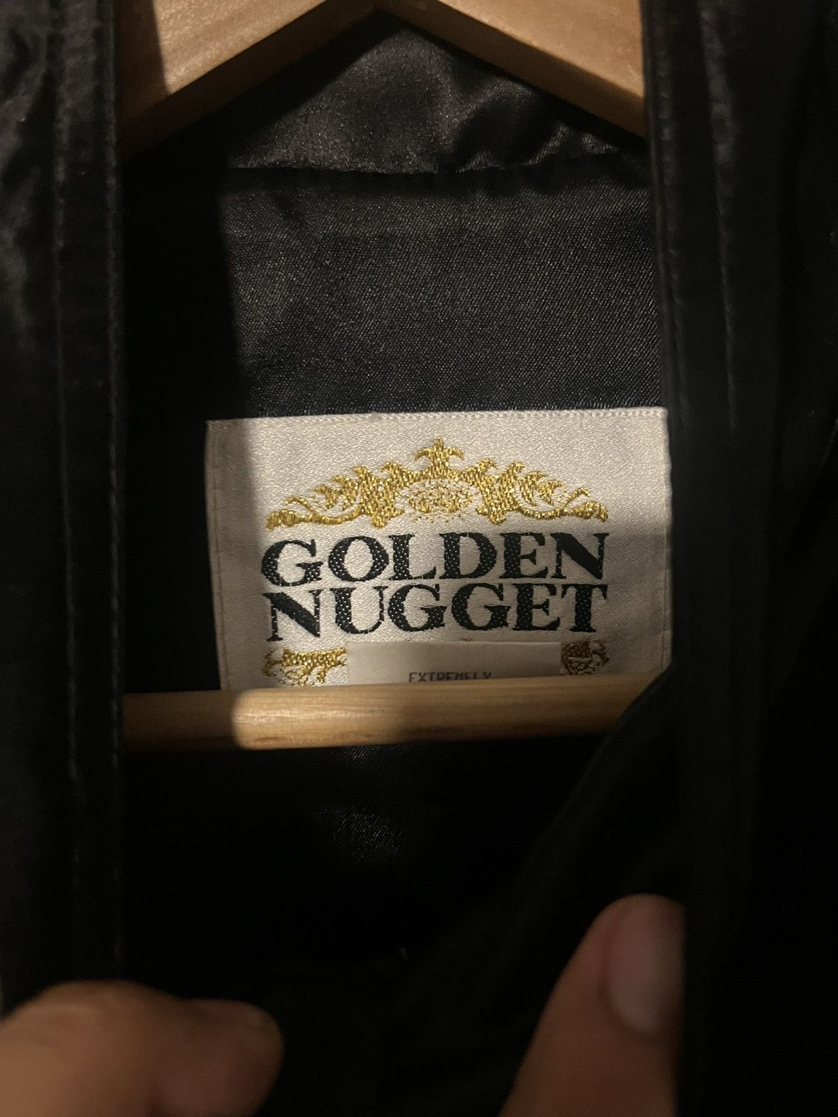 Fruit Of The Loom Vintage 80 90’s Golden Nugget Las Vegas Casino bomber Jacket Size US L / EU 52-54 / 3 - 5 Thumbnail