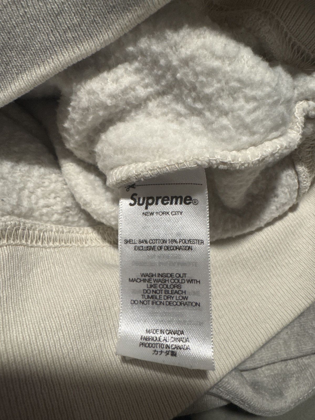 Supreme Vintage looking overdyed ”S” Supreme pullover hoodie Size US L / EU 52-54 / 3 - 4 Thumbnail