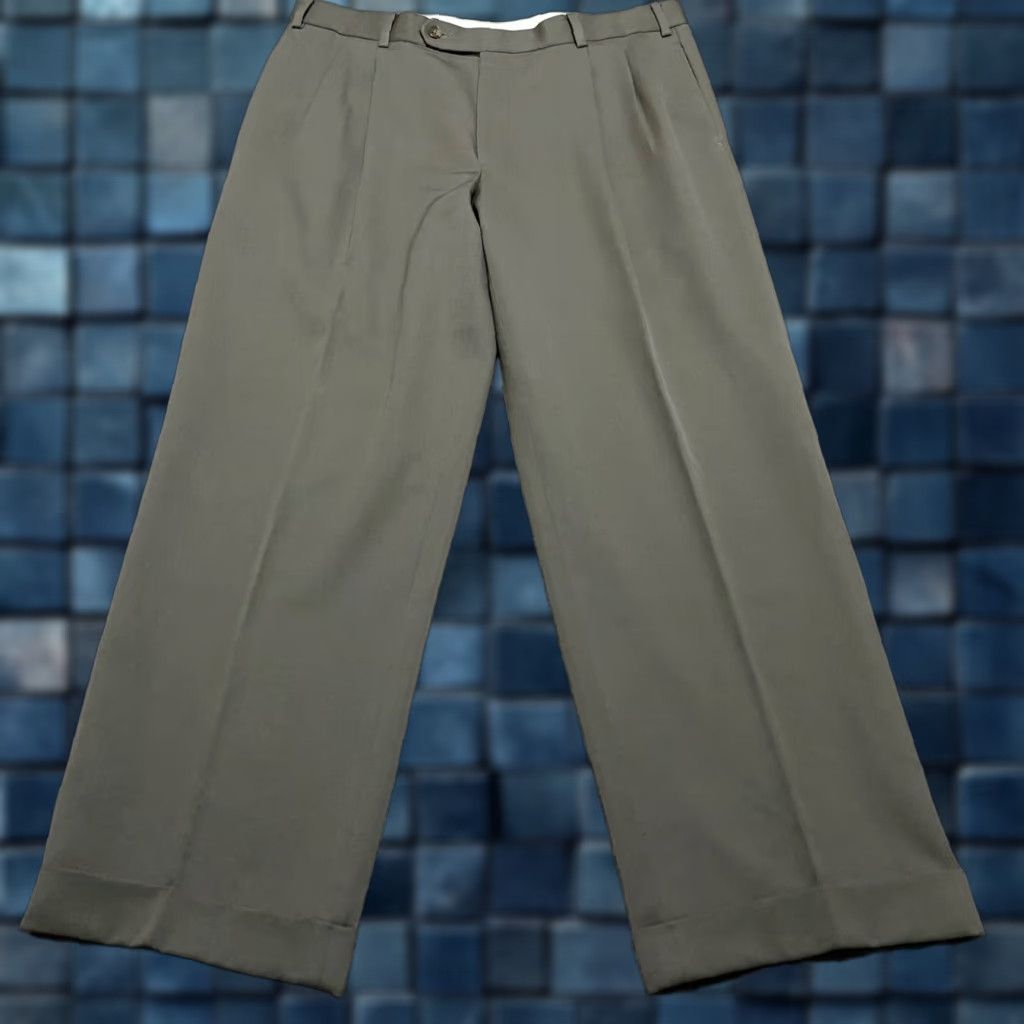Brooks Brothers Brooks Brothers Mens Dress Pants 36 Brown Wool Straight Regular Pants Mens 100% Wool Solid Brown Dress Pants Size US 36 / EU 52 - 1 Thumbnail