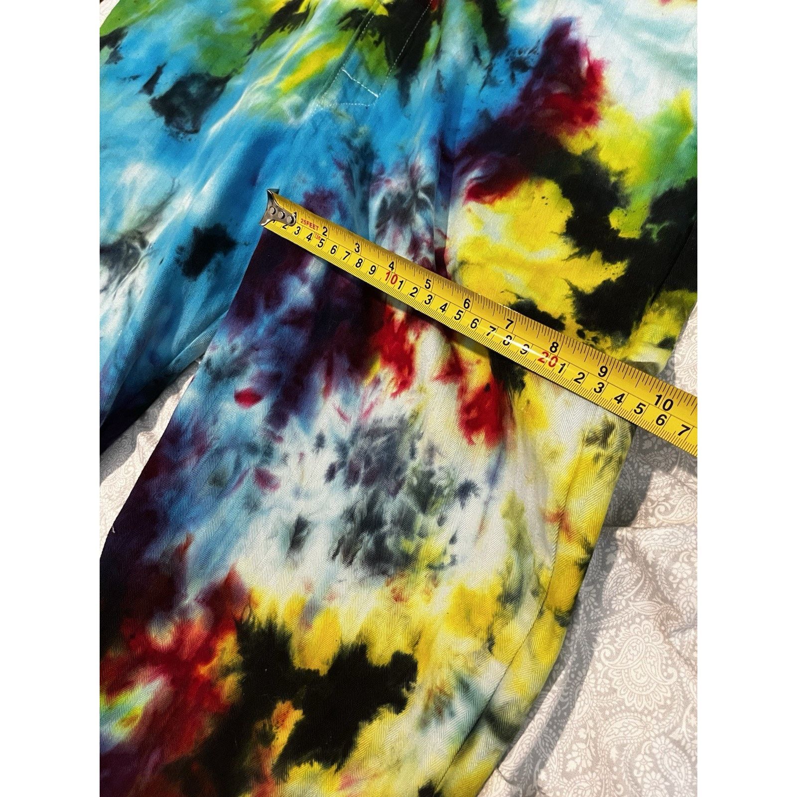 Lee Lee Union Alls Coveralls XL Tie Dye Workwear Jumpsuit Size US 40 / EU 56 - 15 Thumbnail