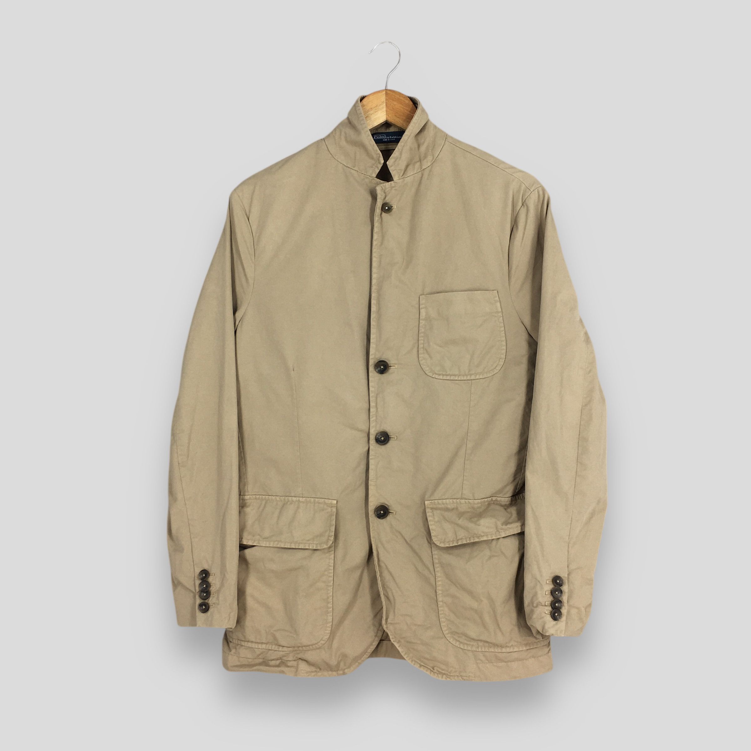 Polo Ralph Lauren Vintage 90's Polo Ralph Lauren Brown Casual Button Jacket S Size US S / EU 44-46 / 1 - 1 Thumbnail
