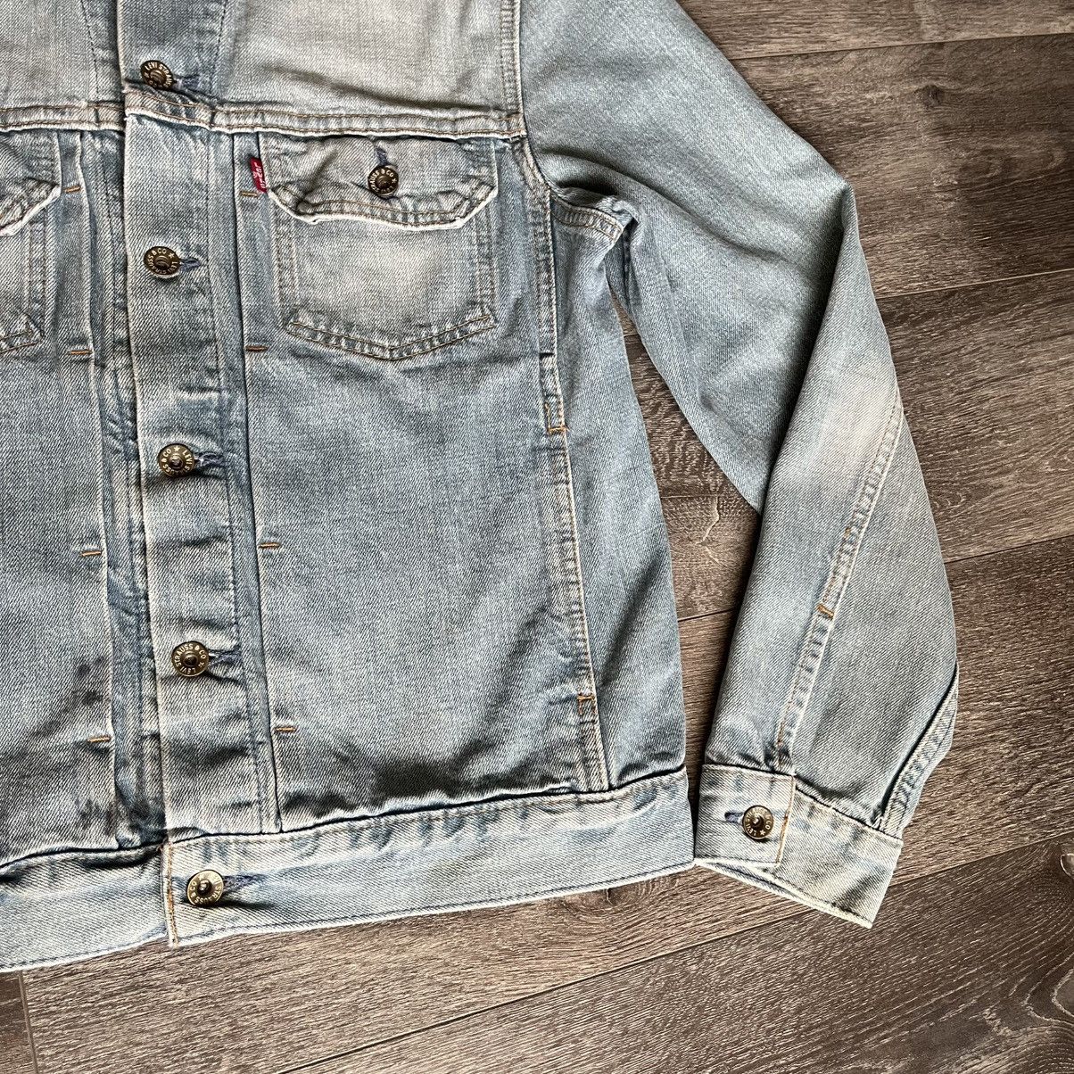 Levi's Vintage 1990s Levi’s 70527-0360 Corduroy Collar Denim Jacket Size US M / EU 48-50 / 2 - 4 Thumbnail