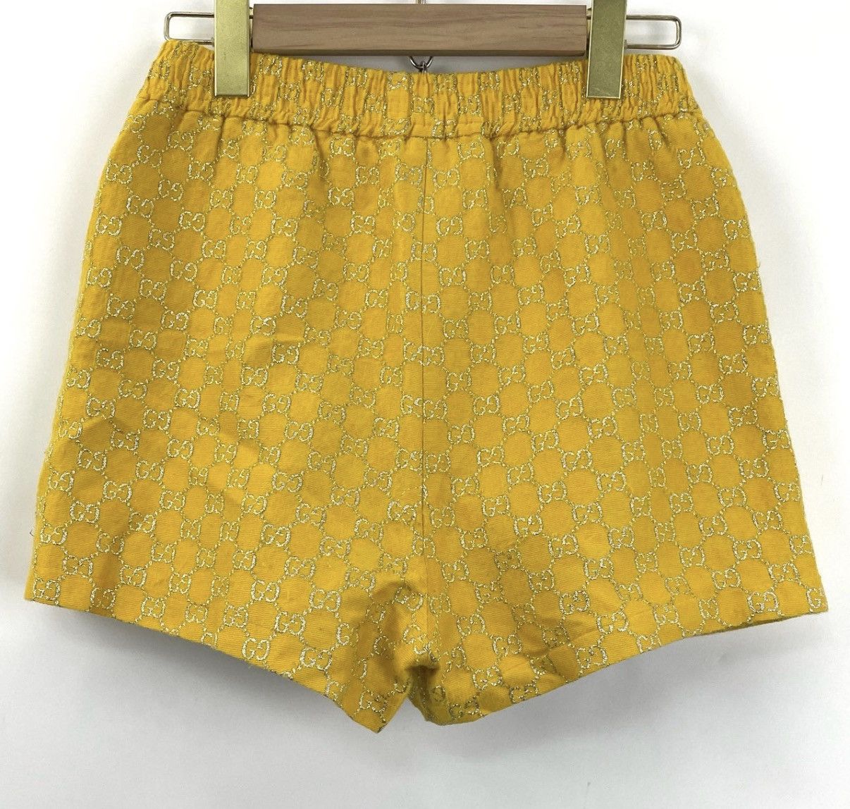 Gucci Gucci/Gold Thread All-Over Logo Shorts K12 Size 25" / US 0 / IT 36 - 2 Thumbnail