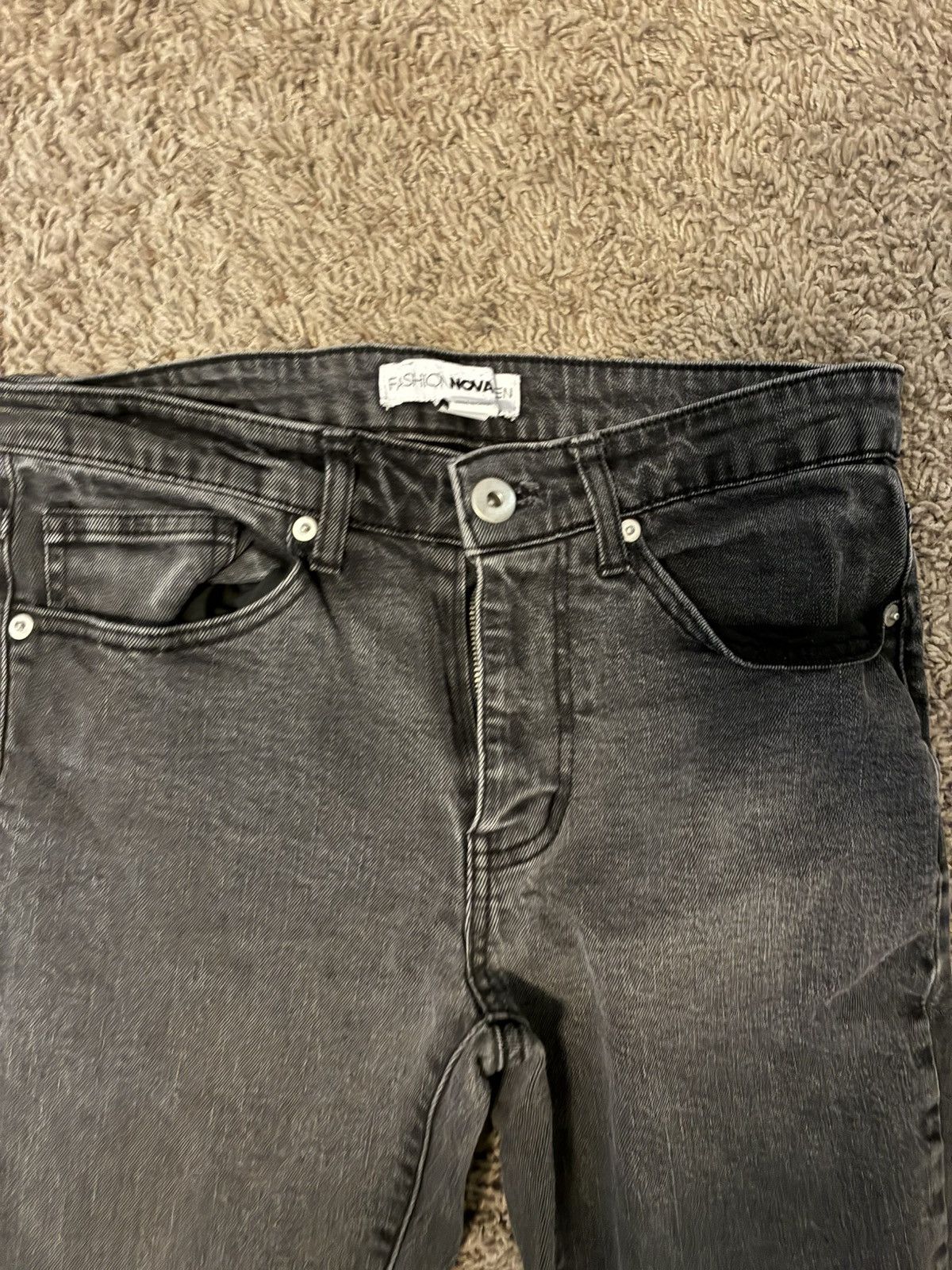 Fashion Nova FashionNova | Black Skinny Denim Size US 30 / EU 46 - 2 Thumbnail