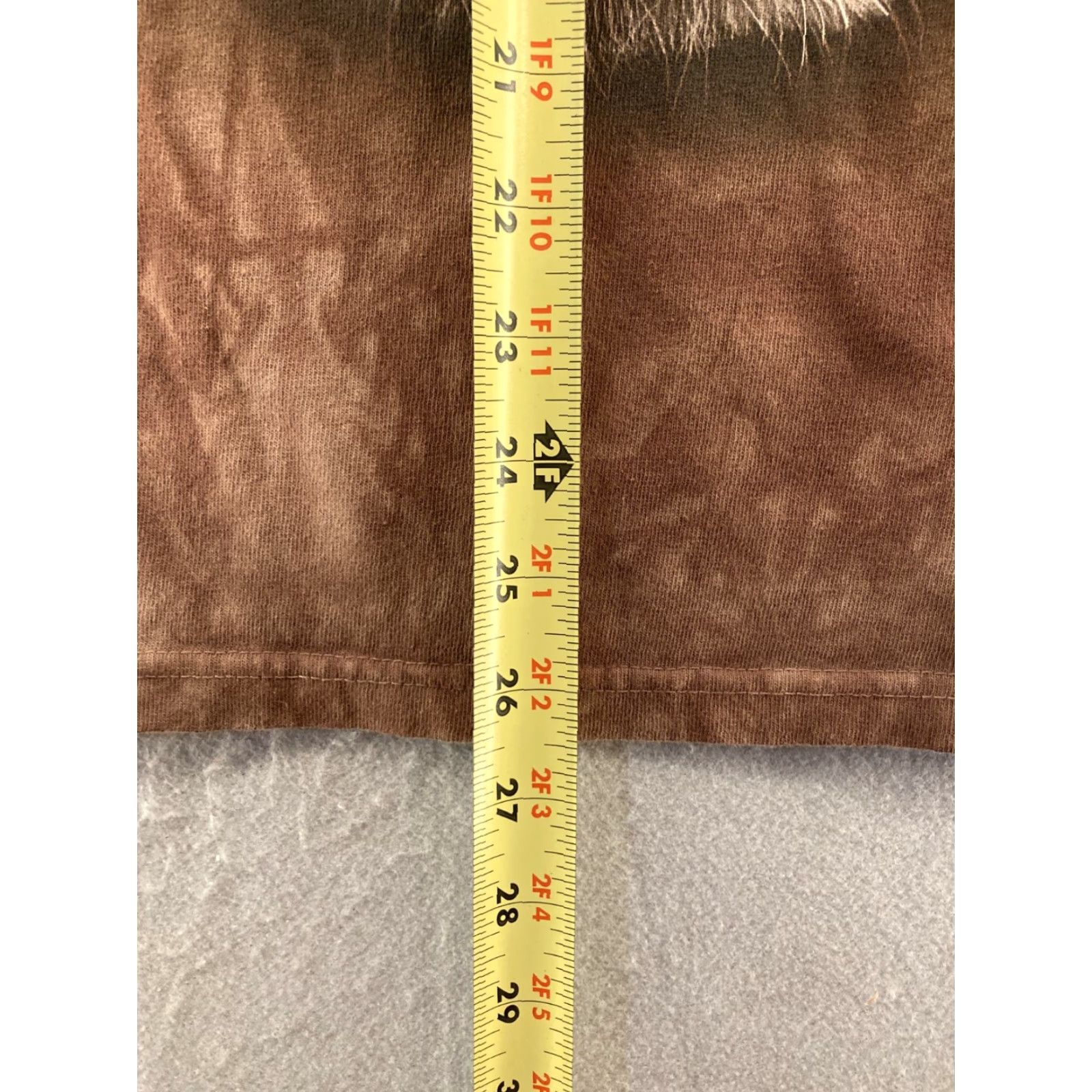 The Mountain The Mountain Brown Dog T-Shirt Adults L Tie Dye Cotton Unisex 2020s Animal Summer Size US L / EU 52-54 / 3 - 5 Thumbnail