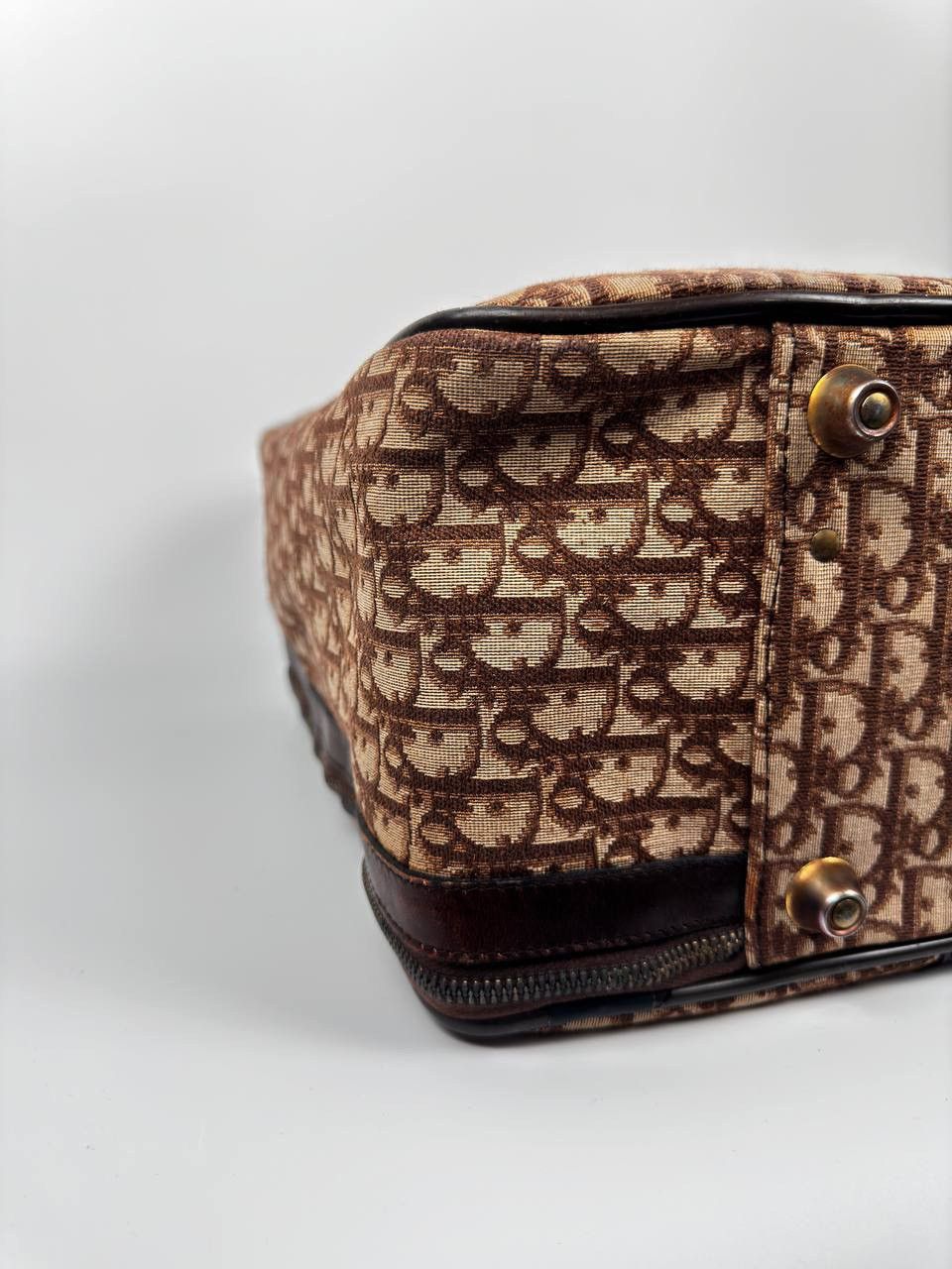 Dior × Vintage Dior Monogram Cloth Luggage Bag Size ONE SIZE - 11 Thumbnail