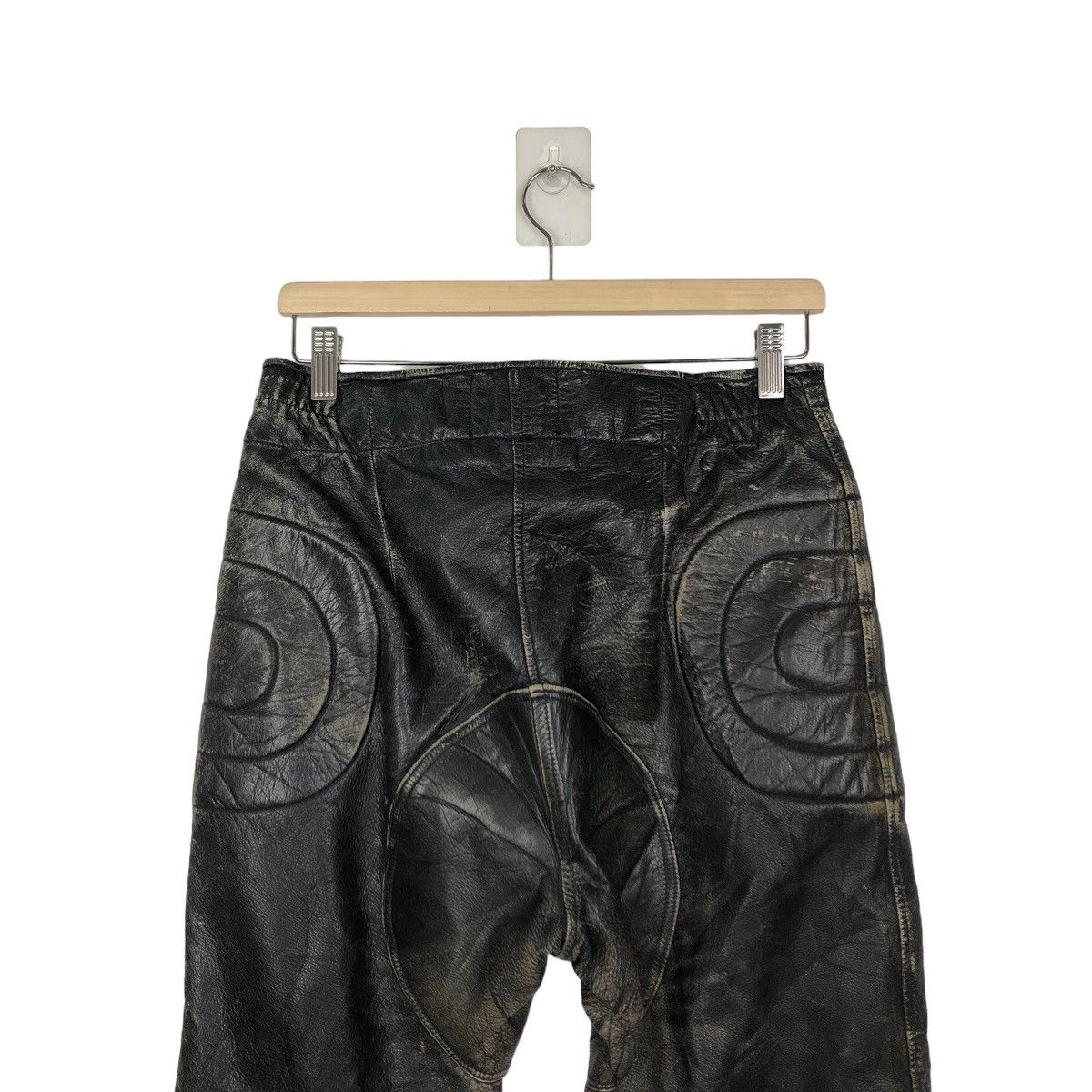 Japanese Brand 🔥RARE GENUINE LEATHER PANTS RACING HIGH CLASS KOMINE TOKYO Size US 28 / EU 44 - 7 Thumbnail