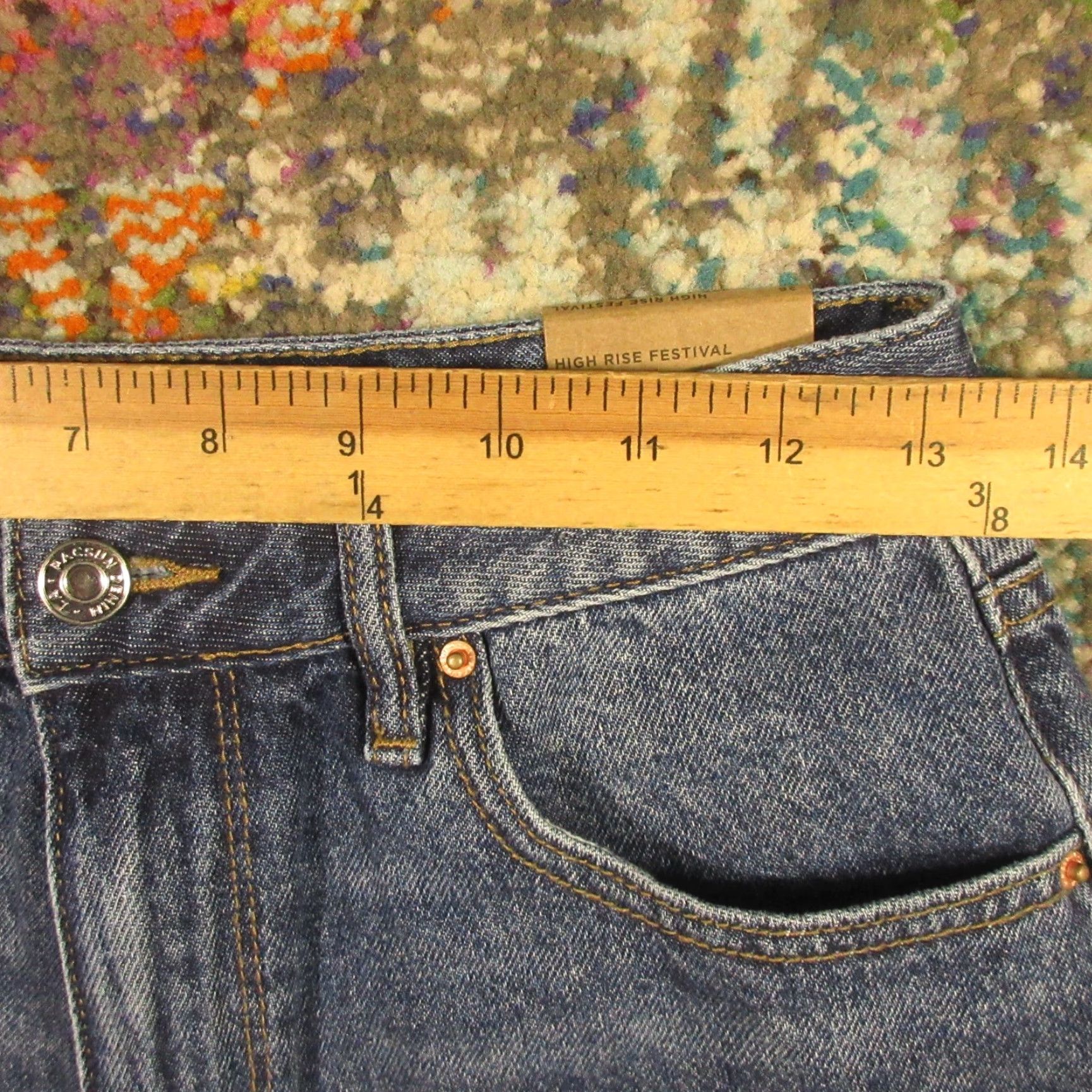 Pacsun Pacsun High Rise Shorts Women's 26 Blue 5-Pocket Cut-Off Raw Hem NWT PacSun Size 26" / US 2 / IT 38 - 6 Thumbnail