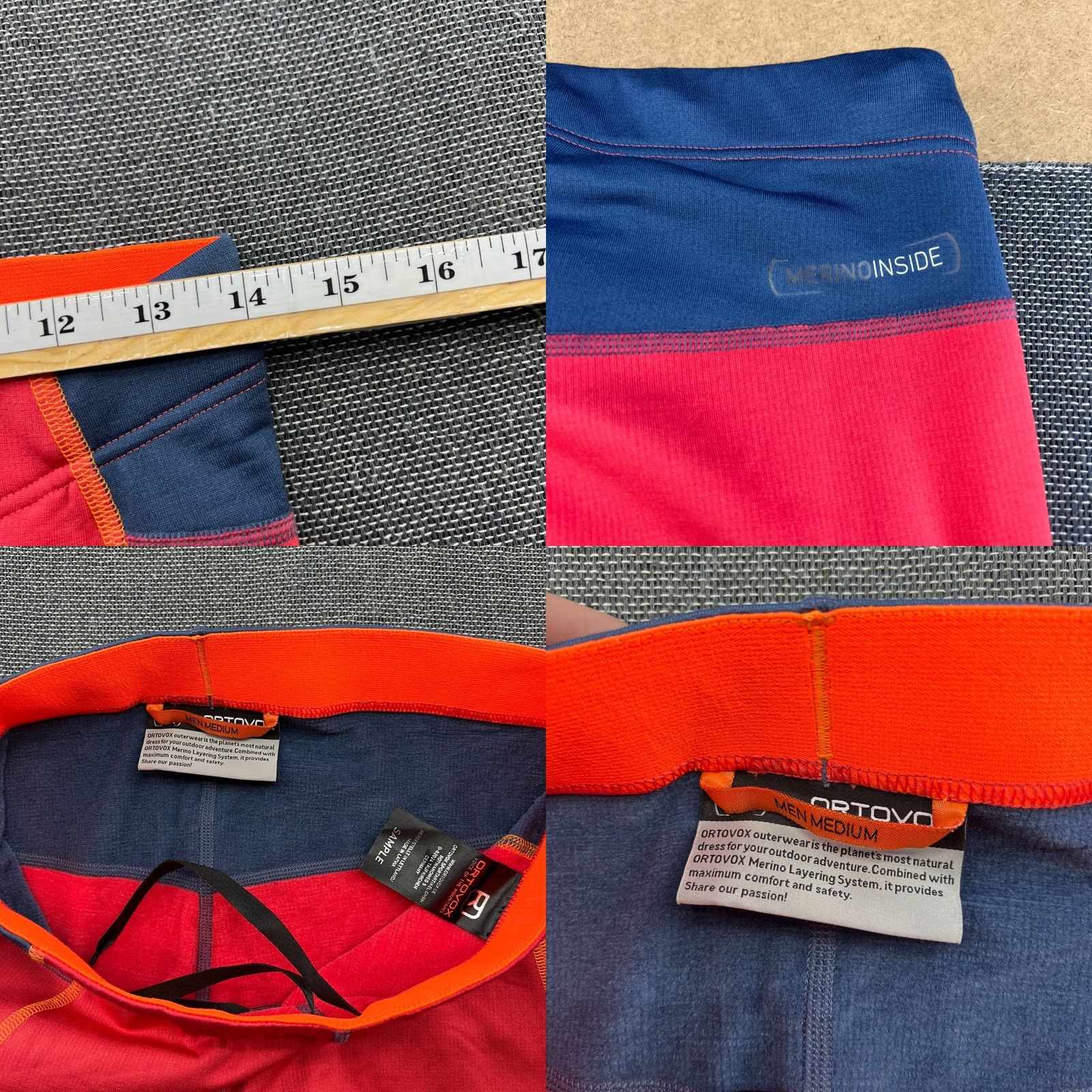 ORTOVOX Ortovox Pants Mens M Multicolor Drawstrings Sports Activewear Size US 31 - 9 Thumbnail