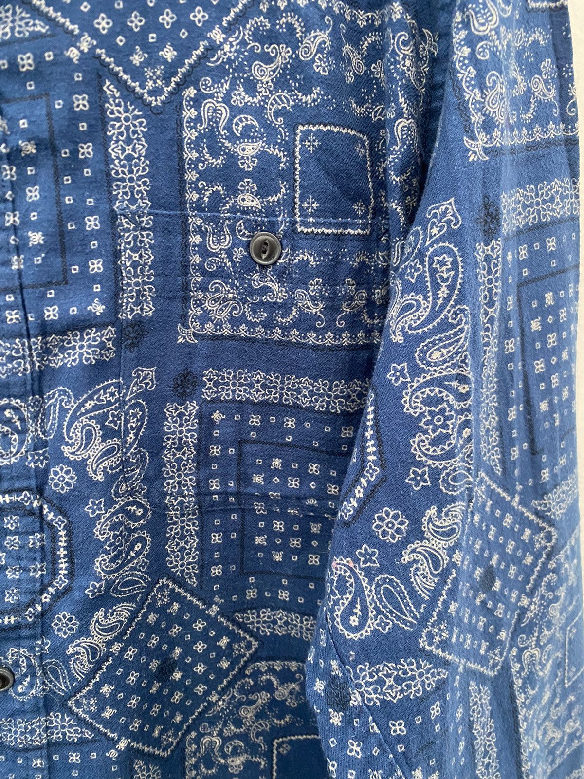 Japanese Brand × Kapital × Uniqlo UNIQLO BANDANA SHIRT BUTTON UP DOUBLE POCKET Size US XL / EU 56 / 4 - 5 Thumbnail