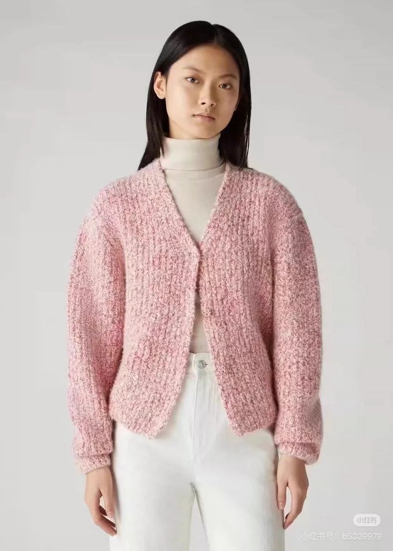 Loro Piana LORO PIANA A pink knit cardigan in a woman's color Size L / US 10 / IT 46 - 8 Thumbnail