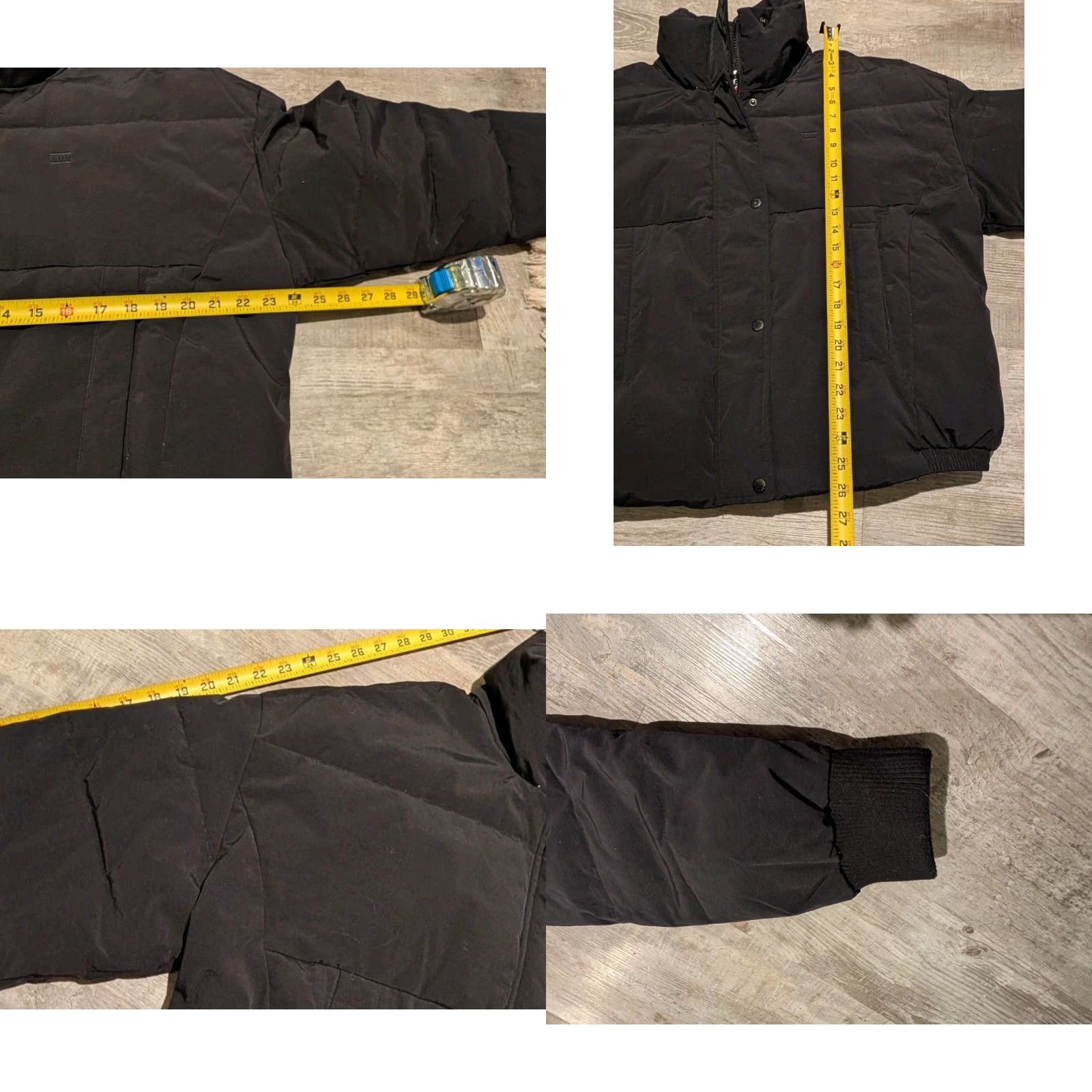 Levi's LEVI'S Womens Quilted Black Coat Puffer Zip Snap Size Large L Jacket Coat Size L / US 10 / IT 46 - 9 Thumbnail