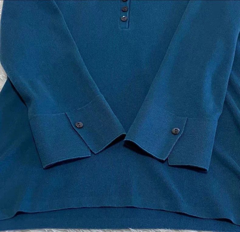 Loro Piana LORO PIANA Cashmere knitted Polo shirt Size XS / US 0-2 / IT 36-38 - 5 Thumbnail