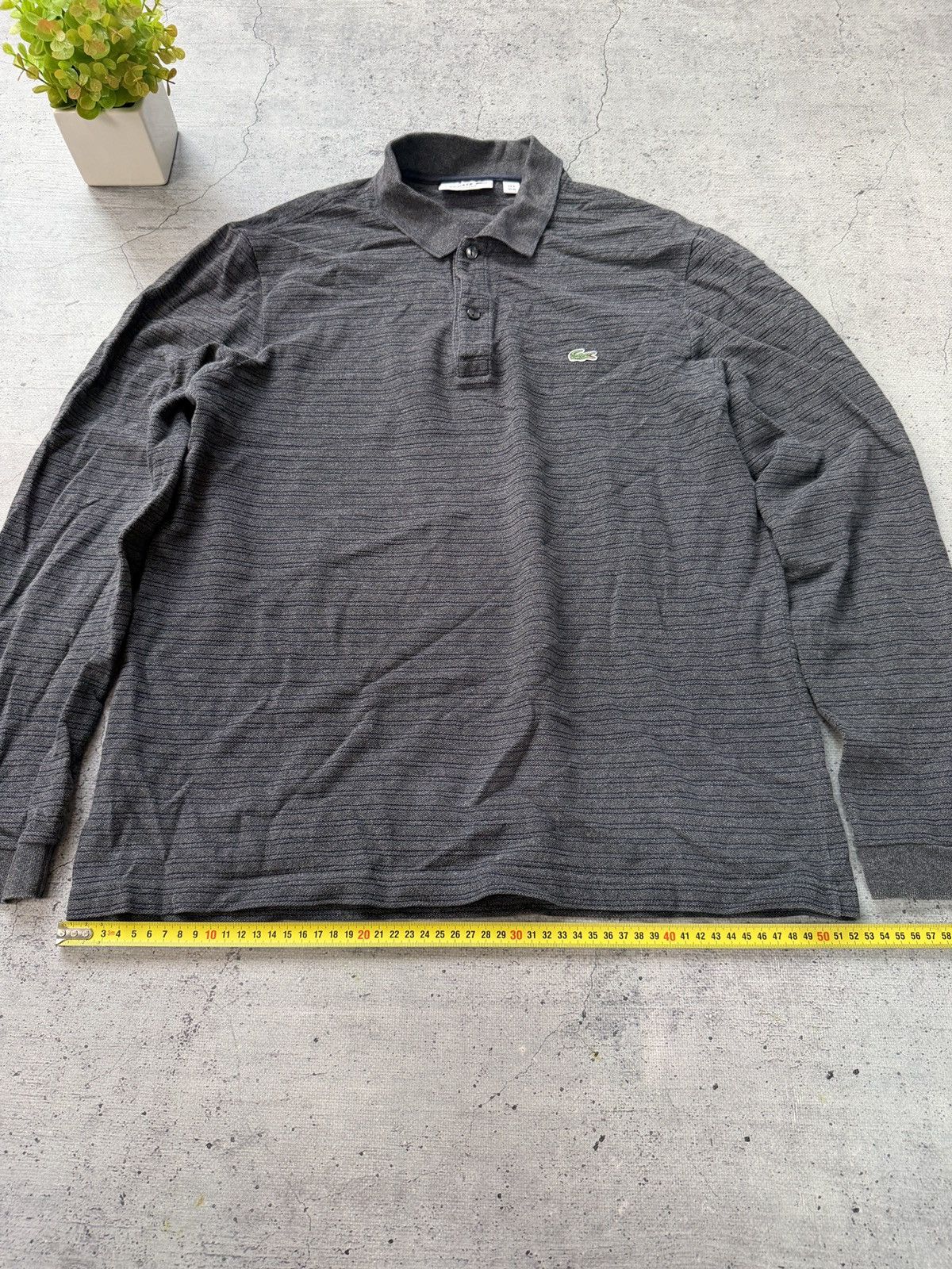 Lacoste Lacoste long sleeve polo brown taupe large/Mcasual Size US M / EU 48-50 / 2 - 6 Thumbnail