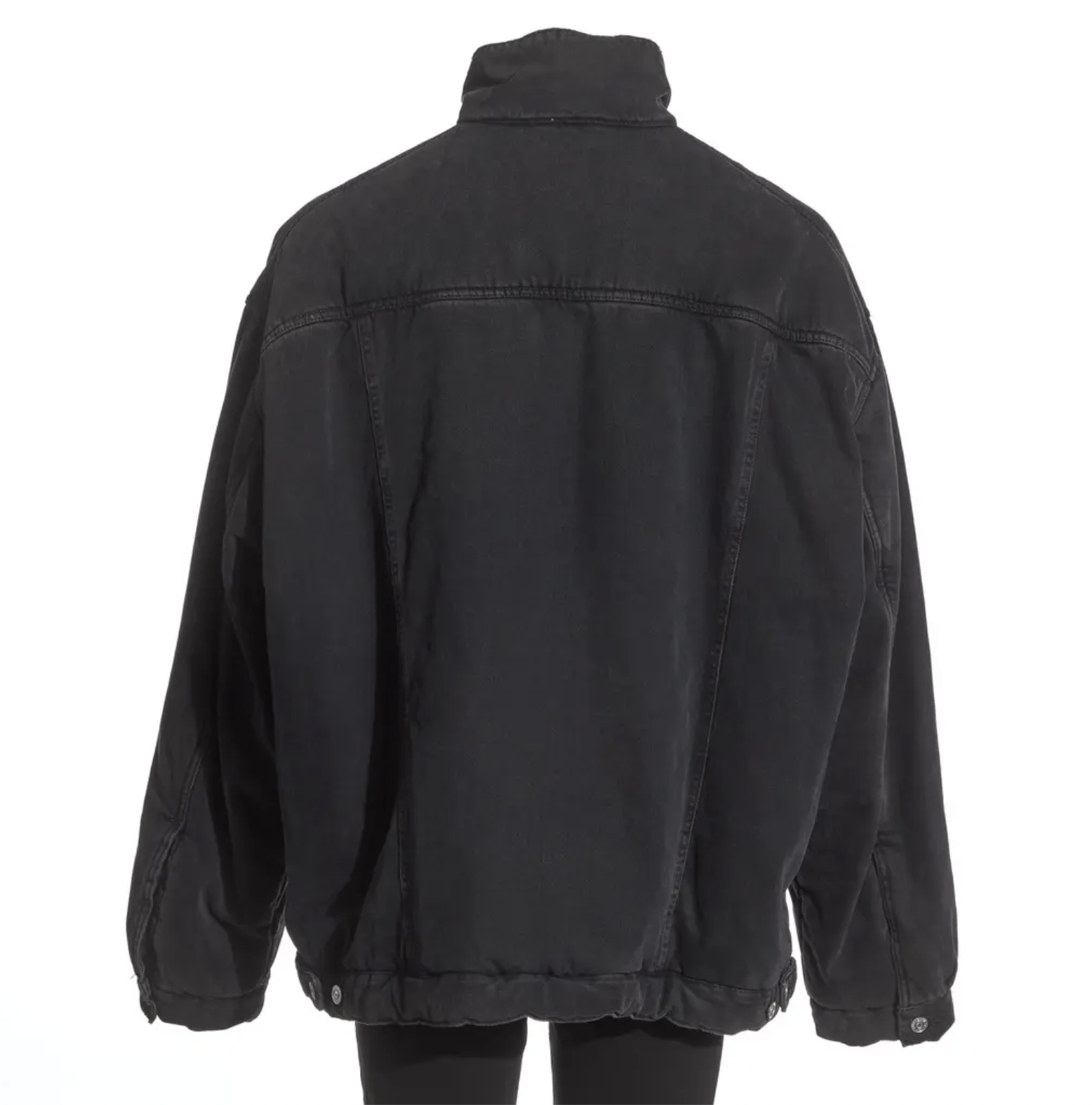 Balenciaga Balenciaga SS22 Padded Oversized Washed Denim Jacket Size US XL / EU 56 / 4 - 2 Thumbnail