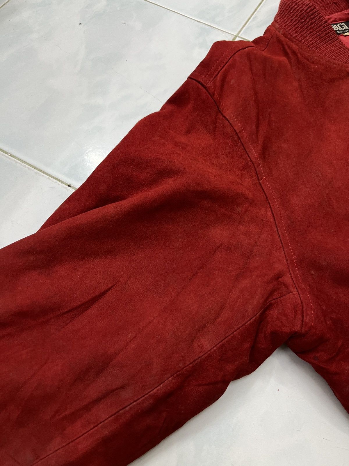 Genuine Leather 🔥🔥🔥STEALS VTG BIGI LEATHER BOMBER JACKET Size US M / EU 48-50 / 2 - 15 Thumbnail