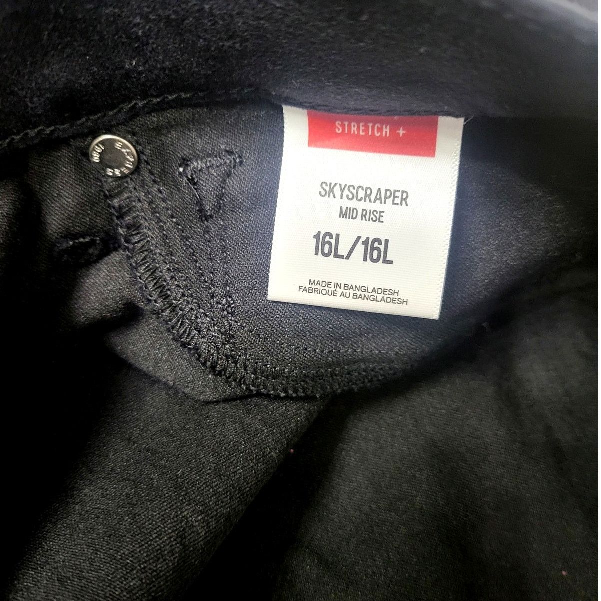 Express Express Black Wash Stretch Skyscraper Mid Rise - 16L Size 38" / US 16 / IT 52 - 5 Thumbnail