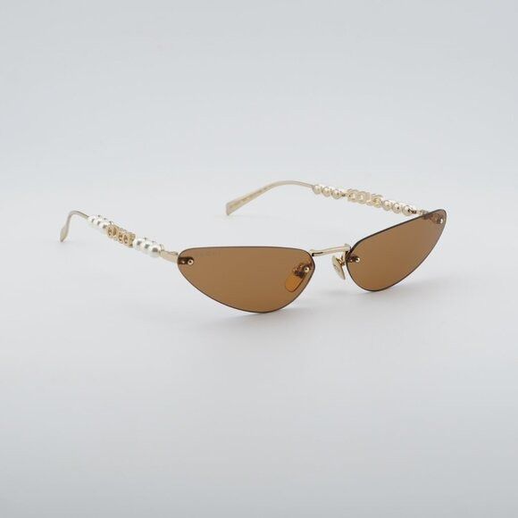 Gucci Gucci GG1920S 003 Sunglasses Shiny Endura Gold with Pearl Size ONE SIZE - 4 Thumbnail