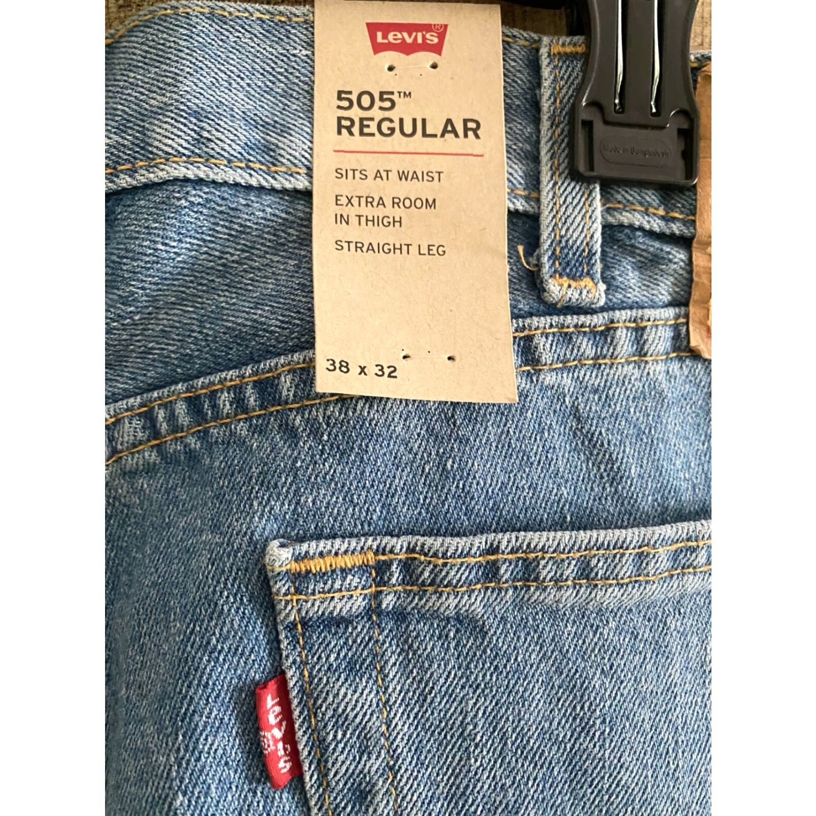 Levi's VINTAGE? MEN'S LEVI'S 505 REGULAR DENIM BLUE JEANS 38x32 NEW NWT Jeans Size US 38 / EU 54 - 4 Thumbnail