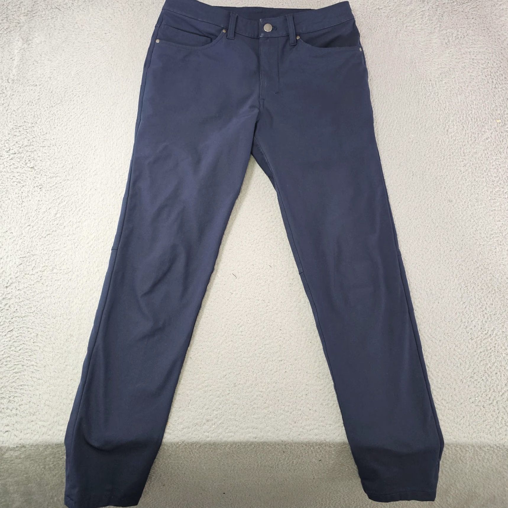 Lululemon Lululemon Slim Fit 5 Pocket Pants Mens 28 Regular Chino Blue Warpstreme LM5552SD Size US 28 / EU 44 - 2 Thumbnail