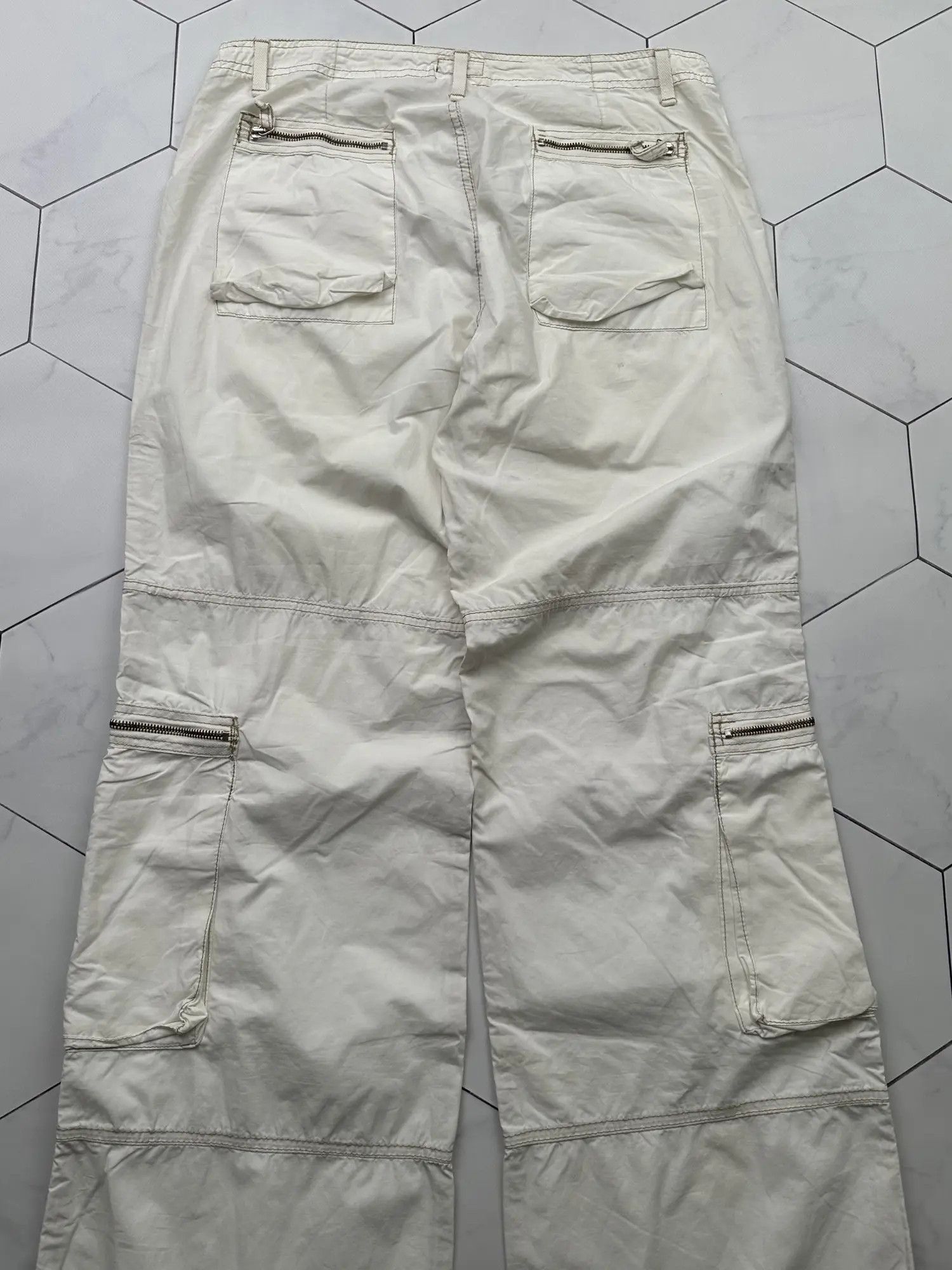Japanese Brand Vintage Wide Cargo Pants (B490)E2 Size US 32 / EU 48 - 6 Thumbnail