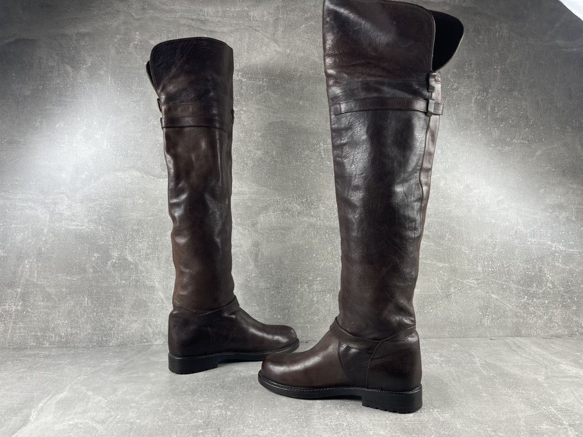 Buttero Buttero Women’s Over The Knee Riding Leather Boots Brown Size US 8 / IT 38 - 6 Thumbnail