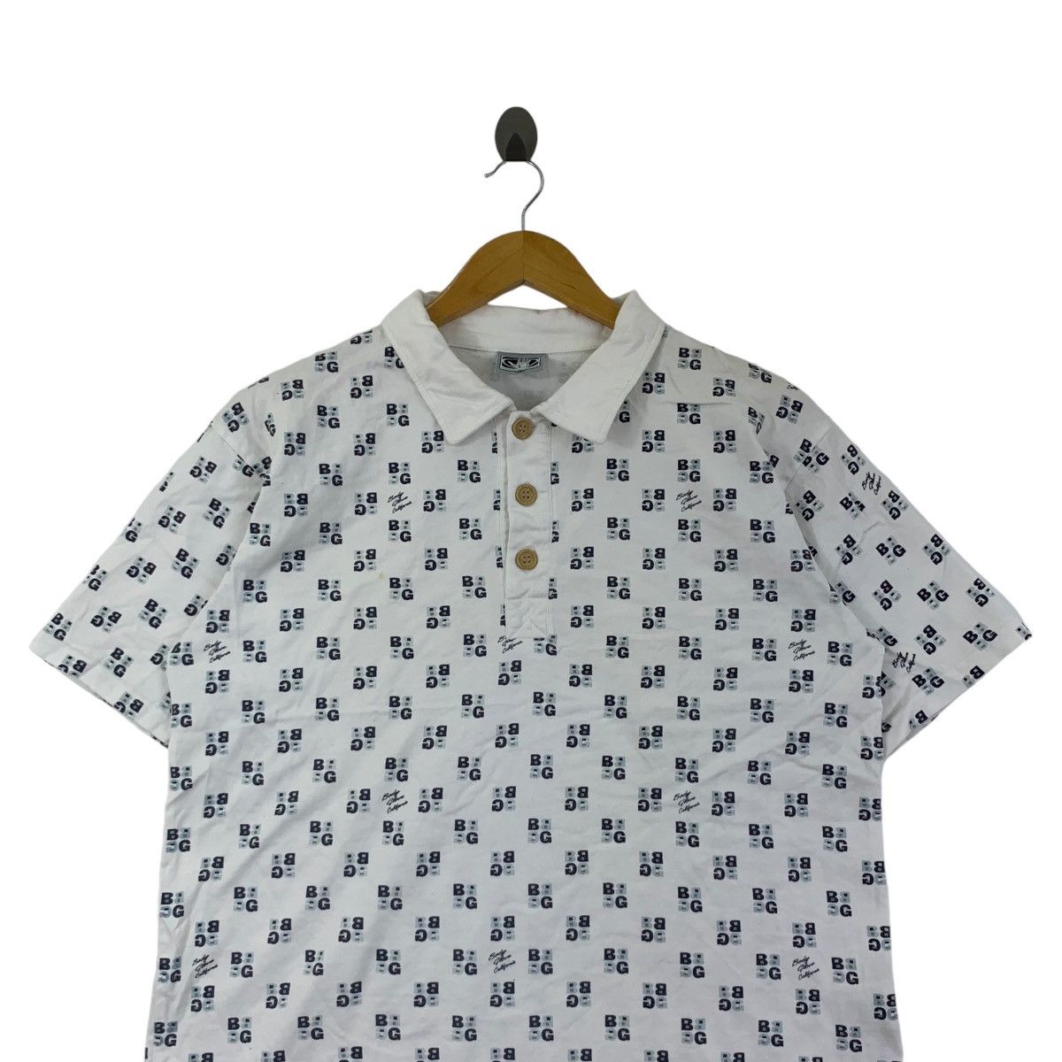 Body Glove Vintage BODY GLOVE SURF Monogram Polo Tee Shirt Size US M / EU 48-50 / 2 - 2 Thumbnail