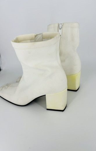 Courreges Courrèges White Leather Ankle Boots – US 6.5 Size US 6.5 / IT 36.5 - 3 Thumbnail