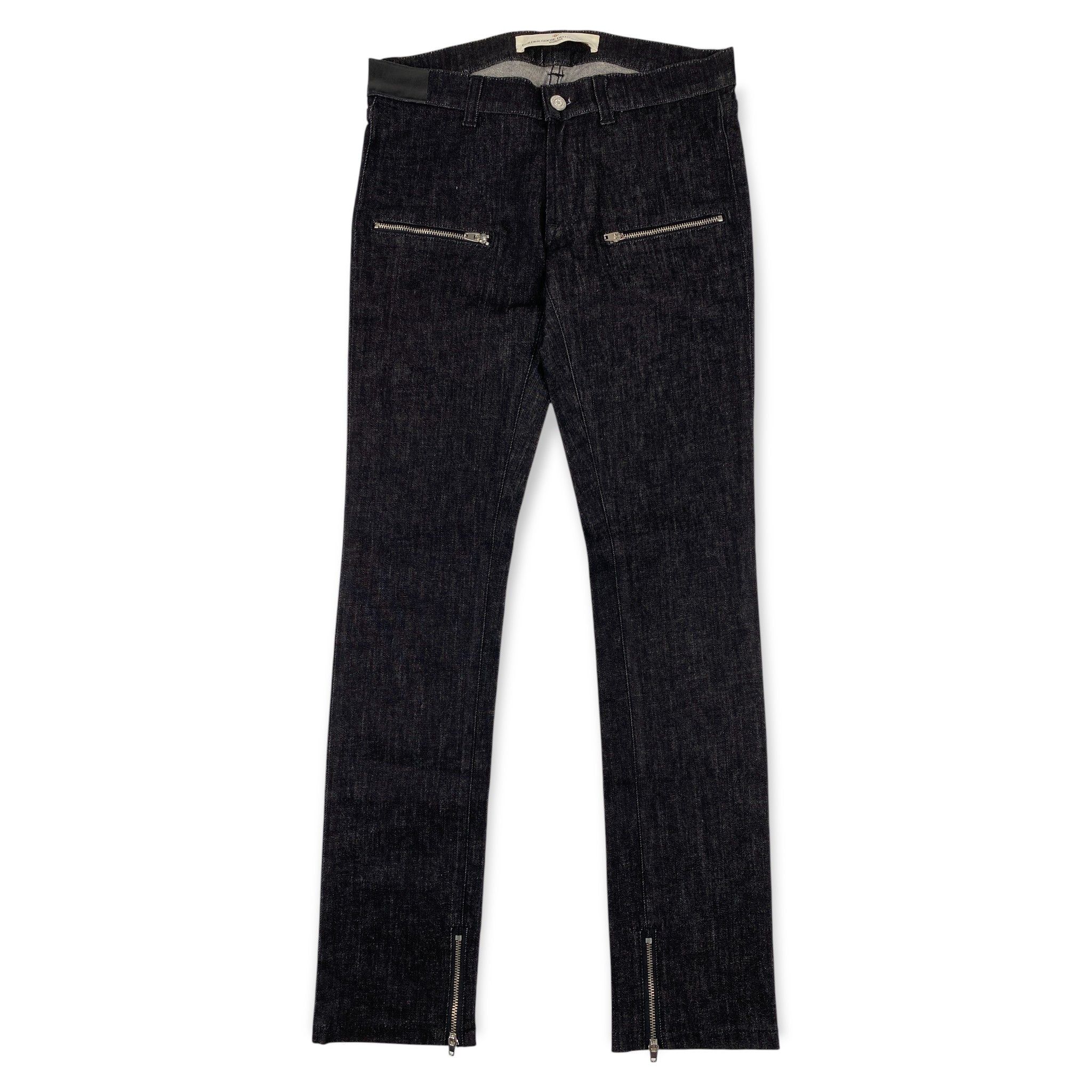 Golden Goose Deluxe Brand 2009 Ankle Zip Black Denim Size US 28 / EU 44 - 1 Thumbnail