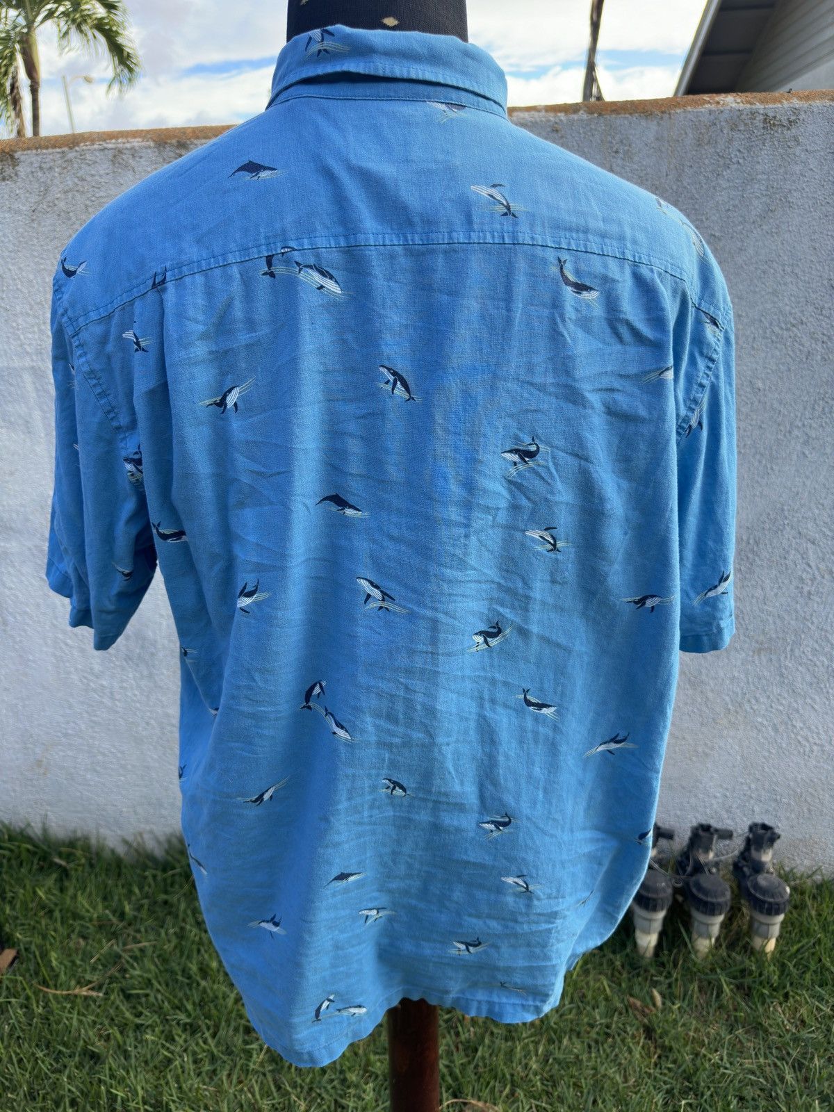 Other PreOwned Kahala Hawaiian Print Full Button Blue Men's Large Size US L / EU 52-54 / 3 - 2 Thumbnail