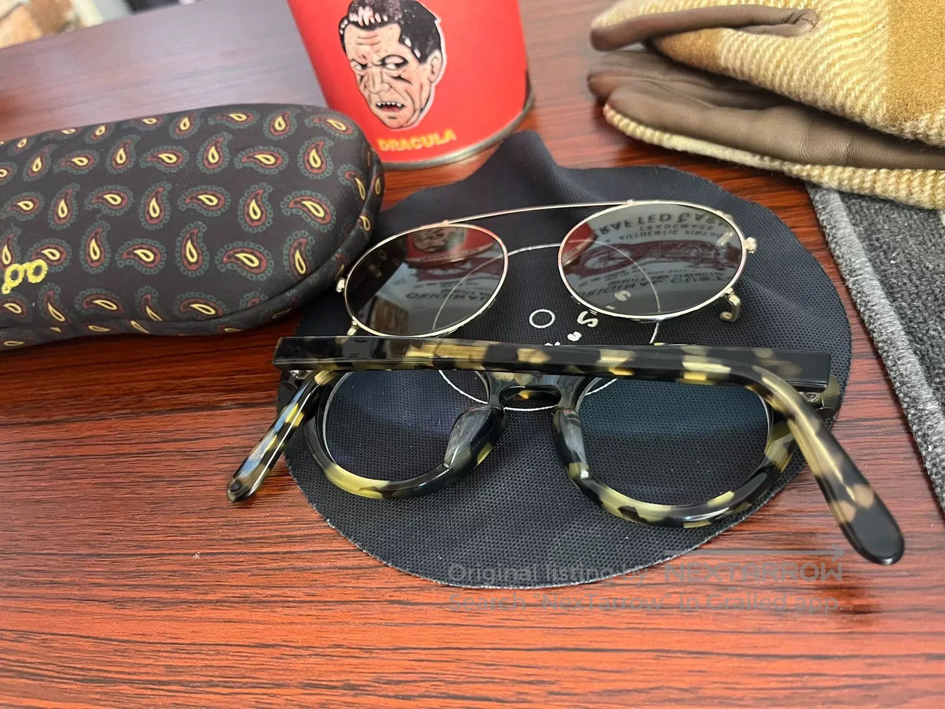 Other Vintage Boston Round Tortoiseshell Glasses. Size ONE SIZE - 5 Thumbnail
