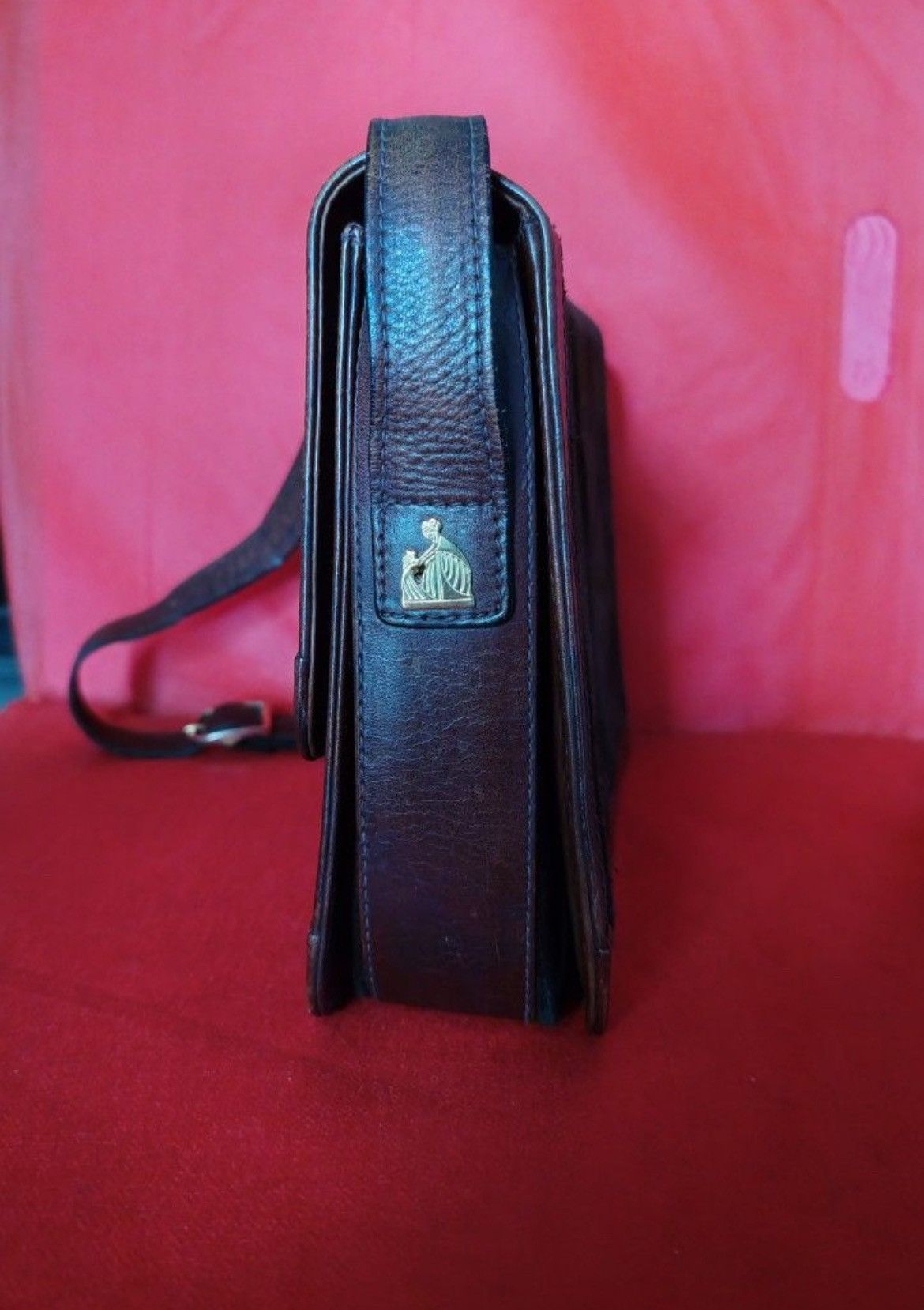 Lanvin Authentic Vintage Lanvin Leather Messenger Bag Size ONE SIZE - 3 Thumbnail