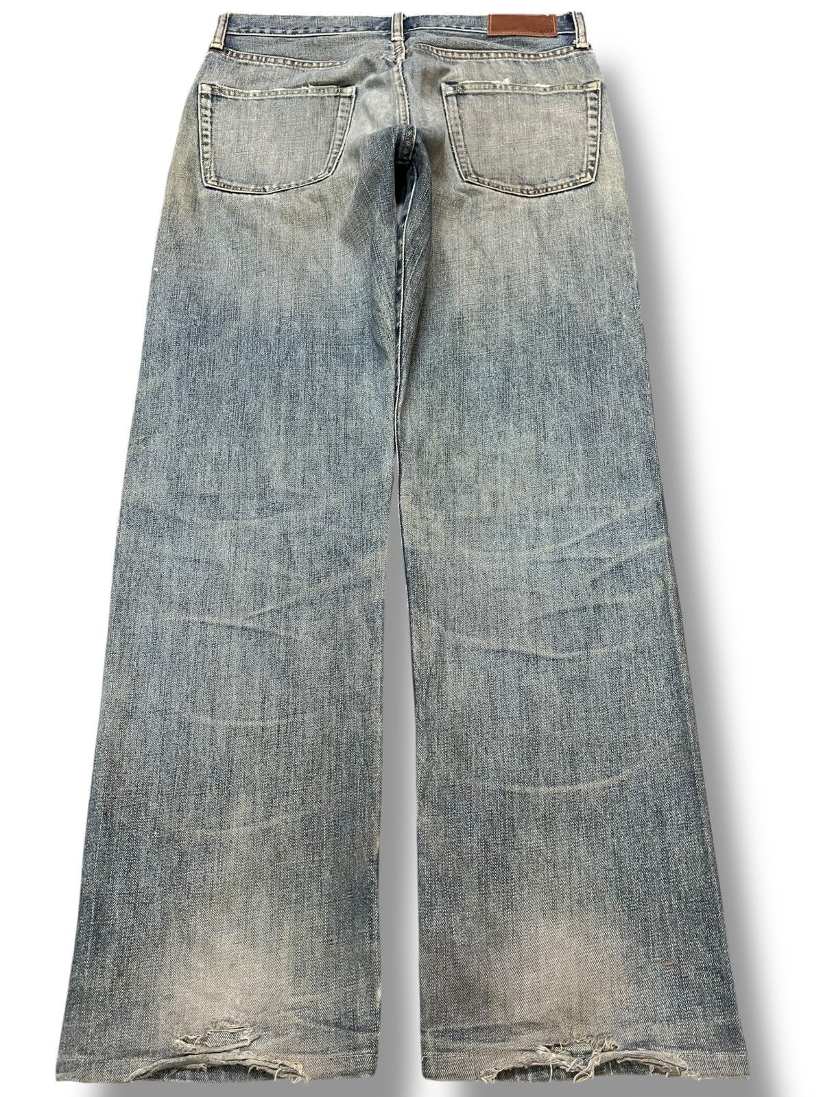 Uniqlo Vintage Uniqlo S-003 Mudwash Faded Distressed Denim Size US 31 - 5 Thumbnail