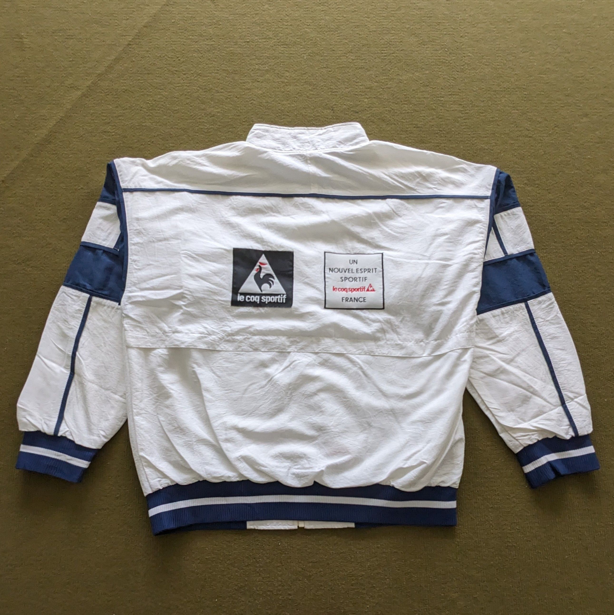 Le Coq Sportif Vintage Le Coq Sportif Windbreaker Jacket Size US L / EU 52-54 / 3 - 1 Thumbnail