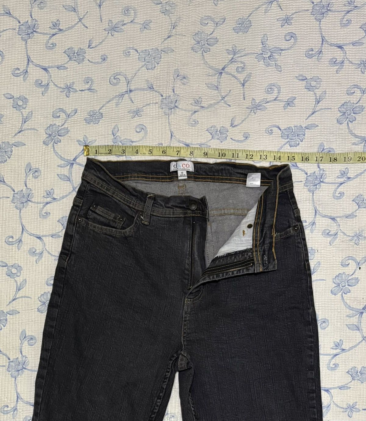 Denim & Co. Denim Company Streetwear Jeans Low Flared Denim Size US 30 / EU 46 - 4 Thumbnail