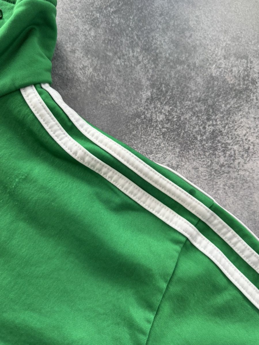 Adidas Vintage Adidas Firebird Track Retro Jacket O0s Green White Size US S / EU 44-46 / 1 - 9 Thumbnail