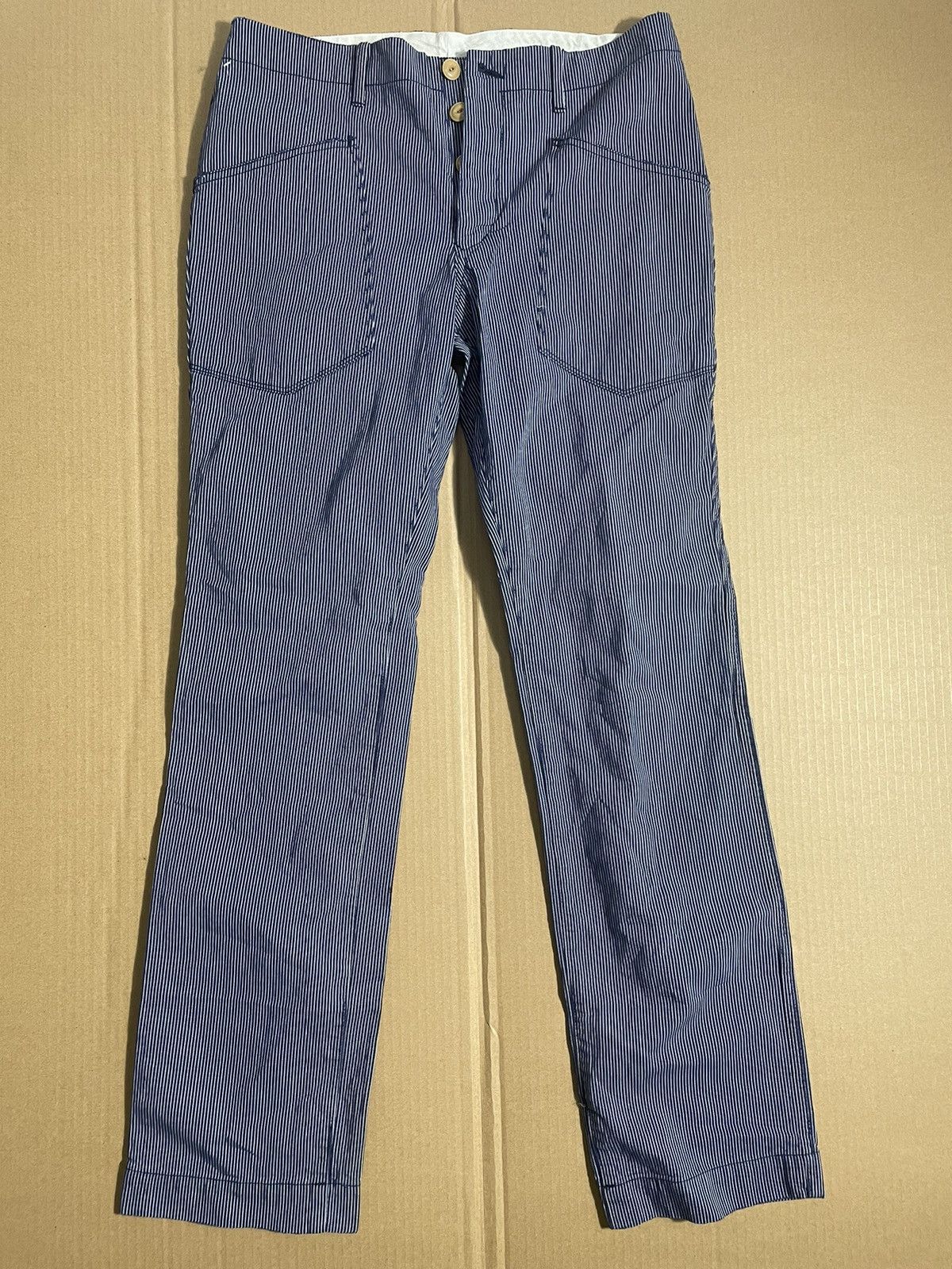 Japanese Brand Japanese Buckle Back Hickory Haver Sack Pants Size US 34 / EU 50 - 3 Thumbnail