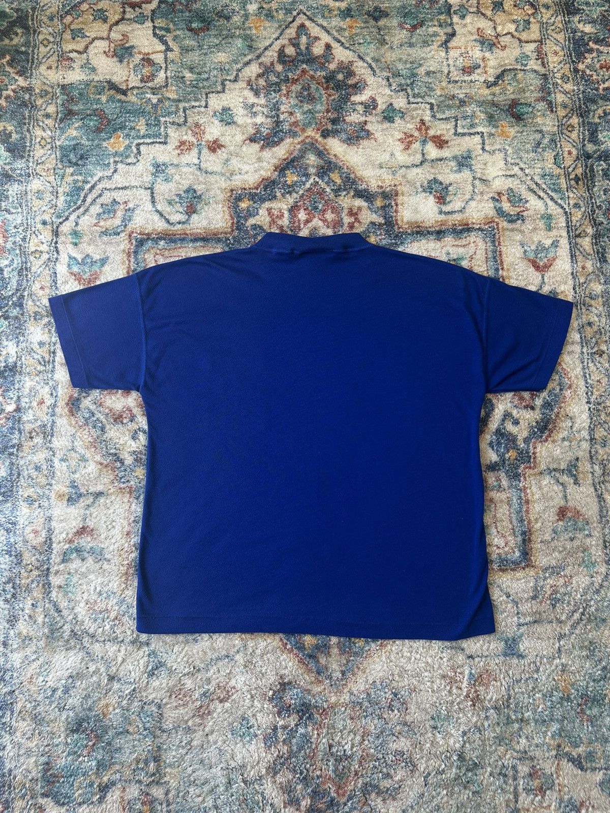 Vintage Vintage Perspective Logo Blue Pocket T-shirt Large Size US L / EU 52-54 / 3 - 2 Thumbnail