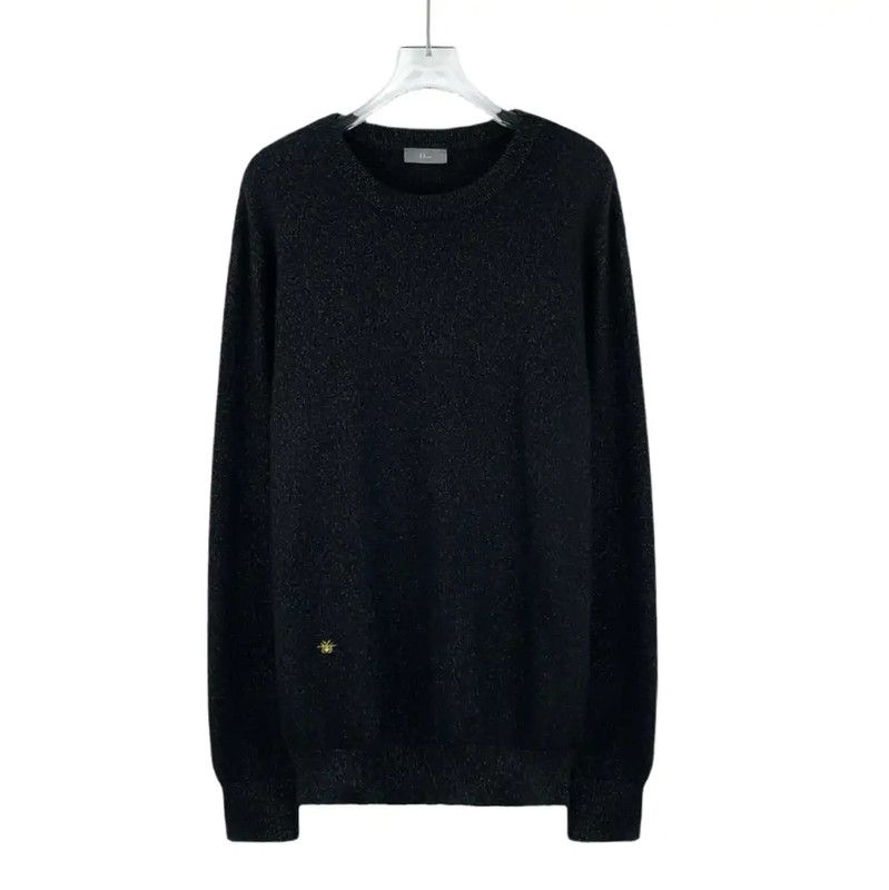 Dior Dior Black Cashmere Pullover Sweater 0089 Size US L / EU 52-54 / 3 - 1 Thumbnail