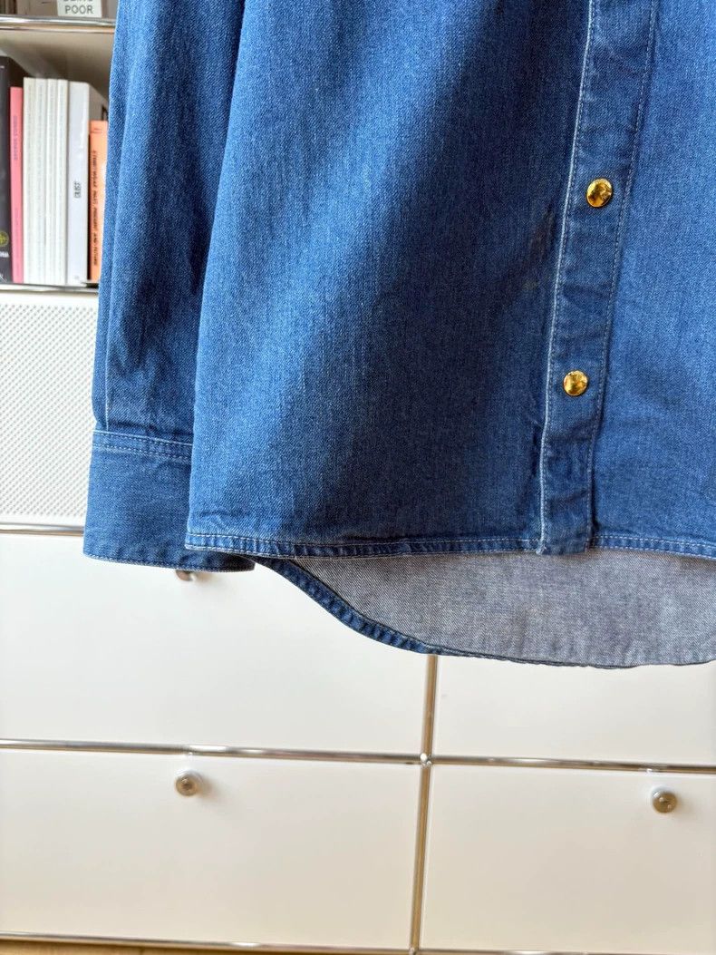 Gucci Gucci Classic horse buckle horsebit blue denim shirt Size US S / EU 44-46 / 1 - 4 Thumbnail
