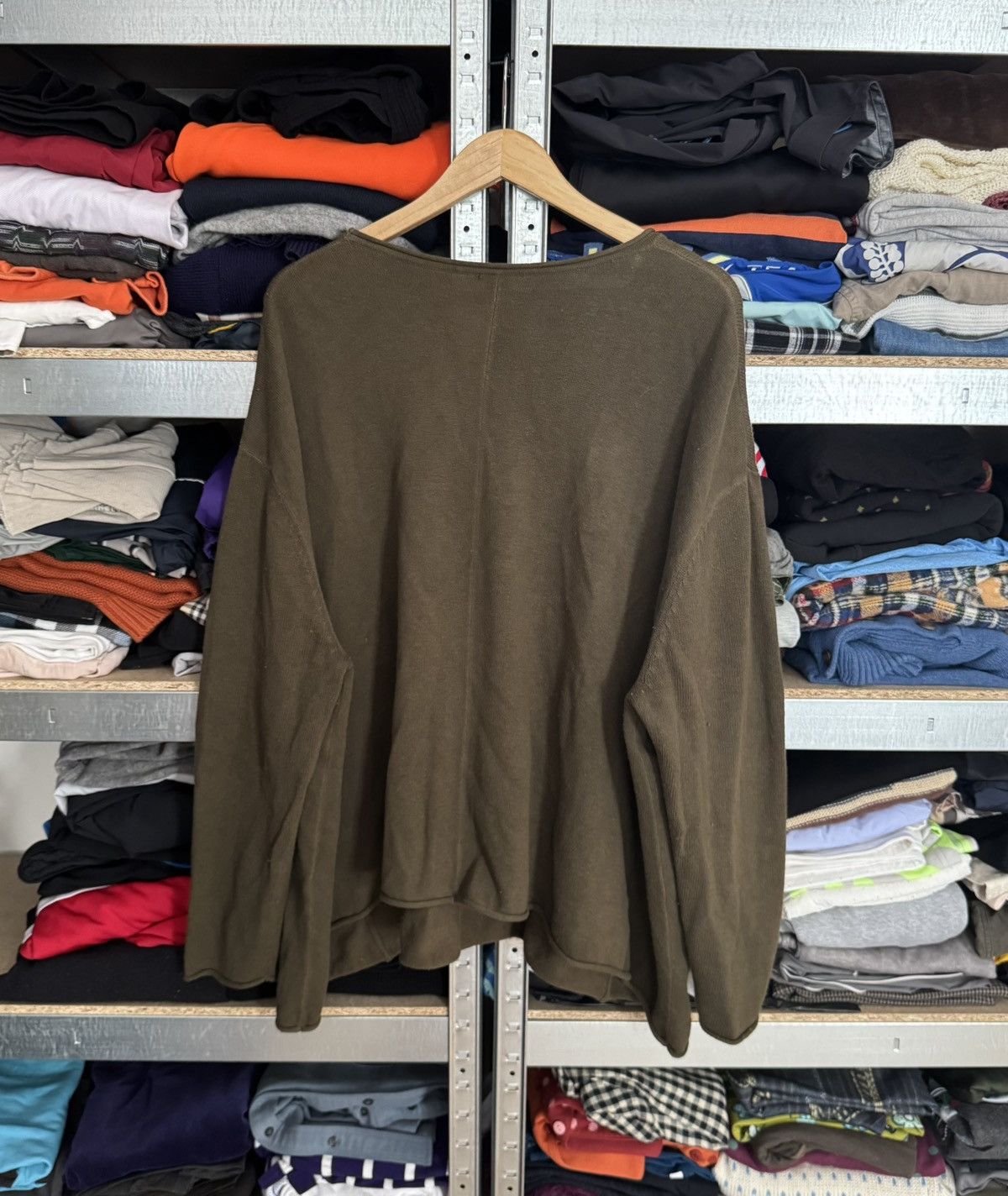 Designer × Rundholz Rundholz M oversized Avantgarde sweater jumper knitwear 00s Size M / US 6-8 / IT 42-44 - 16 Thumbnail