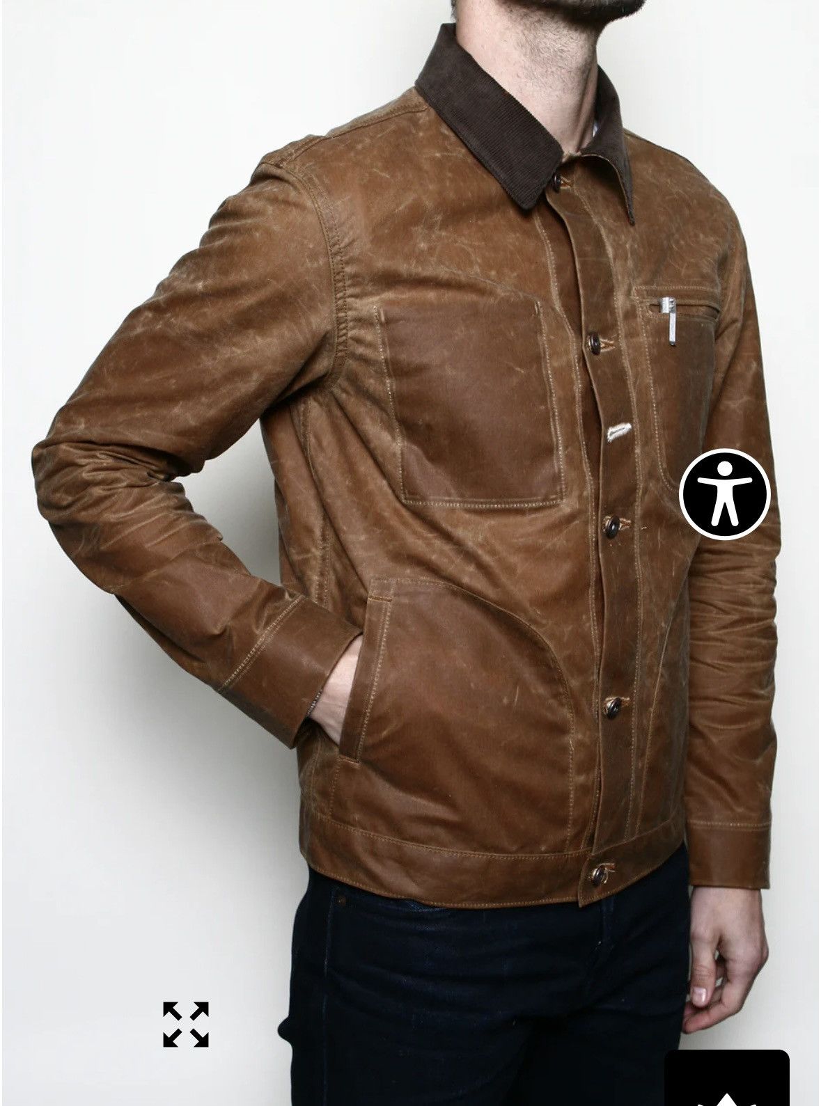 Rogue Territory Cord Collar Supply Jacket / Whiskey Ridgeline Size US S / EU 44-46 / 1 - 3 Thumbnail