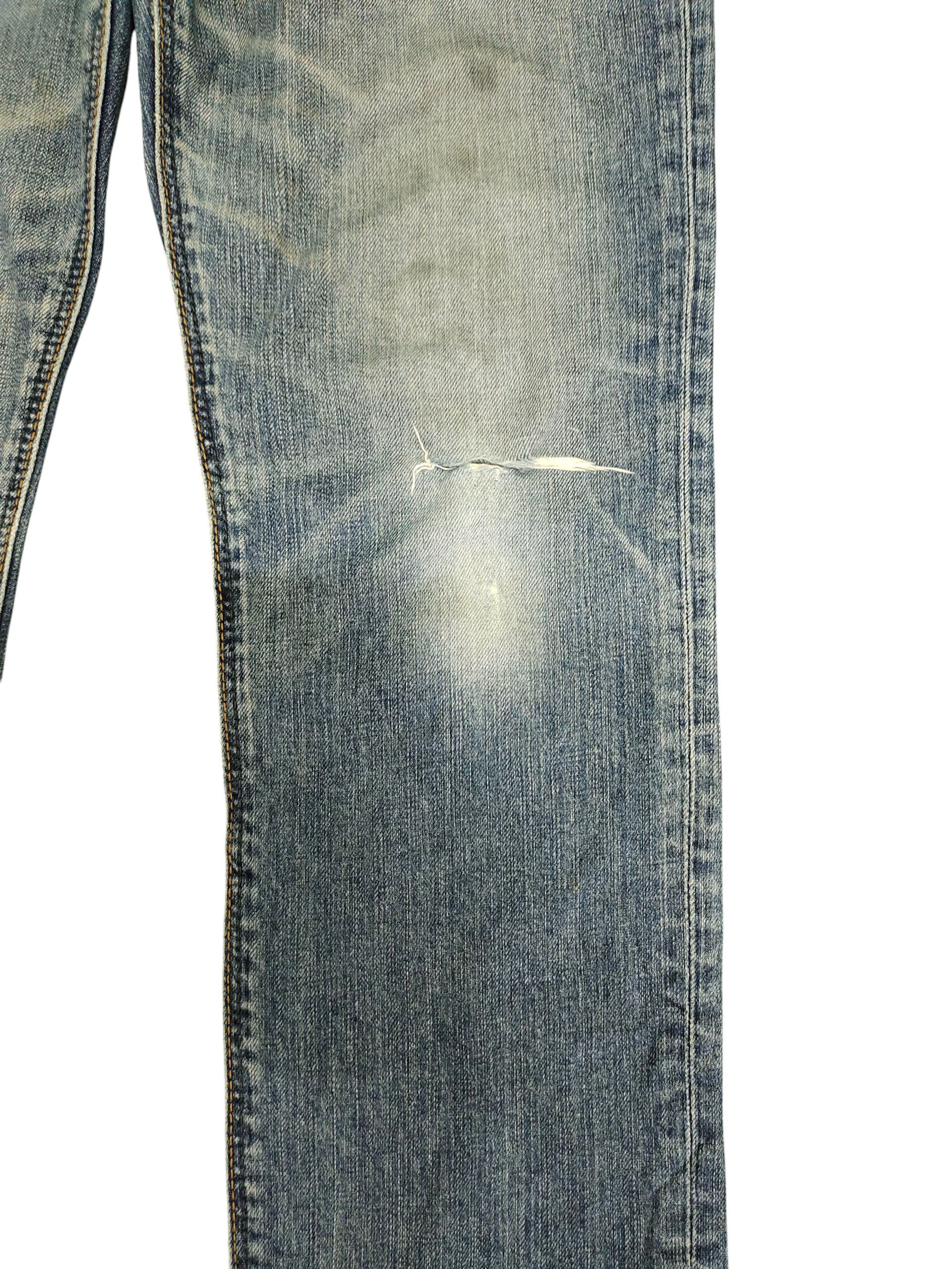 Comme des Garcons × Undercover Vintage Edwin 503 Clawmark Distress Denim Jeans Size US 31 - 3 Thumbnail