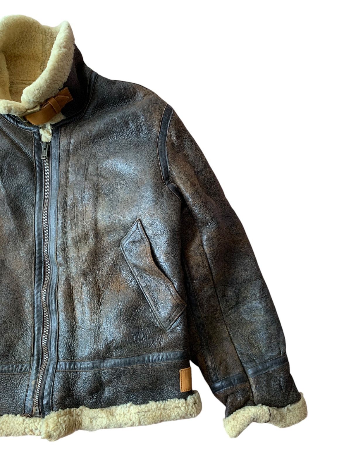 Avirex 🔥VTG KONVOY SHEEPSKIN COATS LEATHER TYPE B-3 Size US XL / EU 56 / 4 - 3 Thumbnail